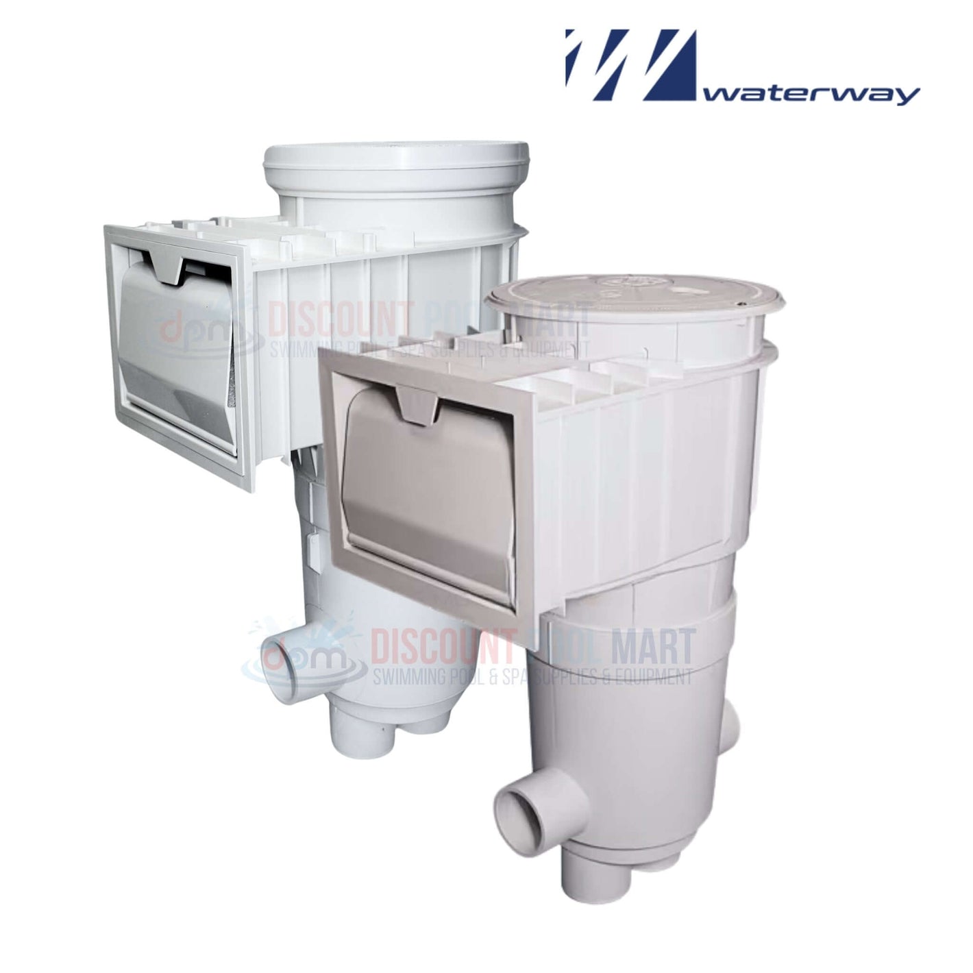Waterway skimmers from Discount Pool Mart (DPM) offer efficient pool filtration and maintenance solutions.