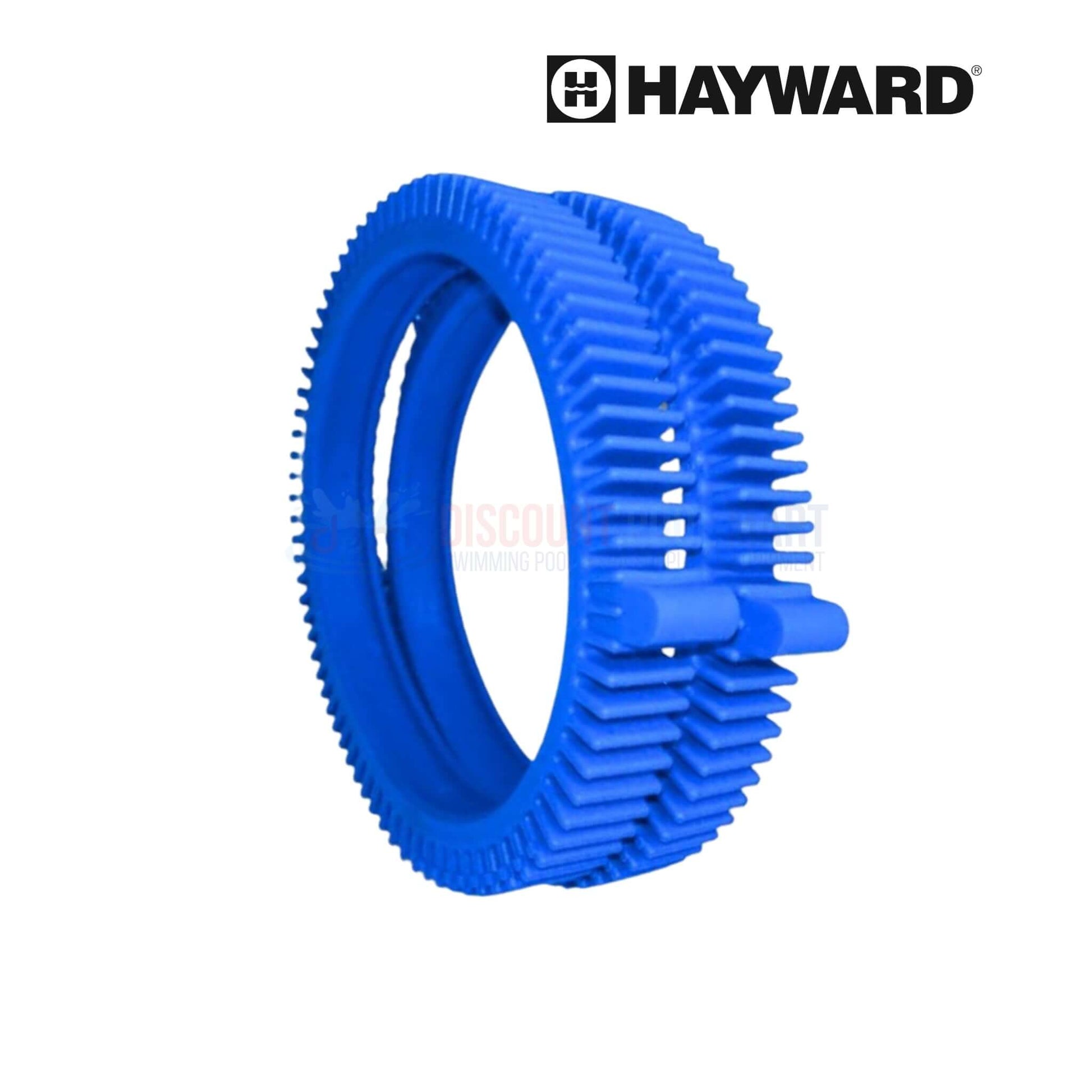 Hayward Poolvergnuegen Front Tire 896584000-143 with Super Humps, DPM, 2-Pack, Light Blue Rubber, Enhanced Traction.