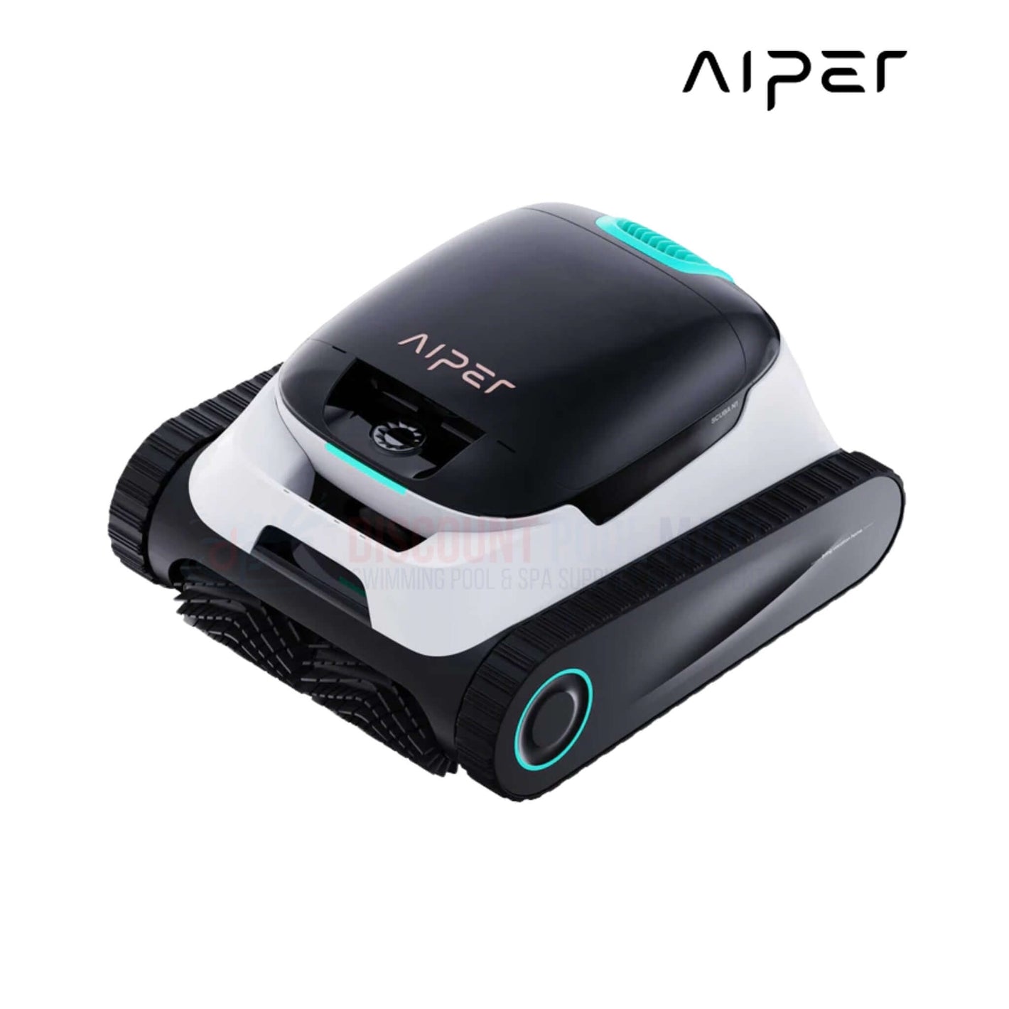 Aiper Scuba N1 Cordless Robotic Pool Cleaner angled view, sleek design, available at Discount Pool Mart for efficient pool cleaning.
