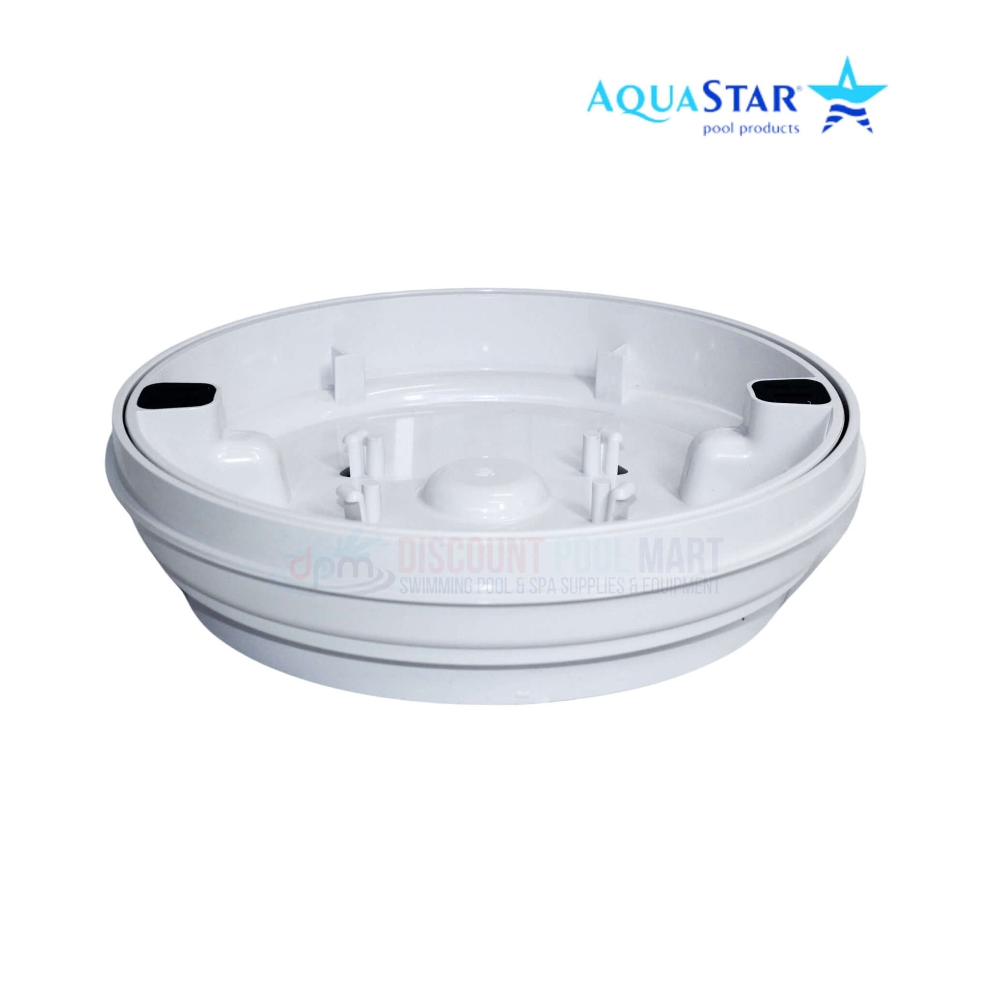 AquaStar 10" Fillable Standard Skimmer Lid and Frame in White | Discount Pool Mart DPM | SKU FL10101