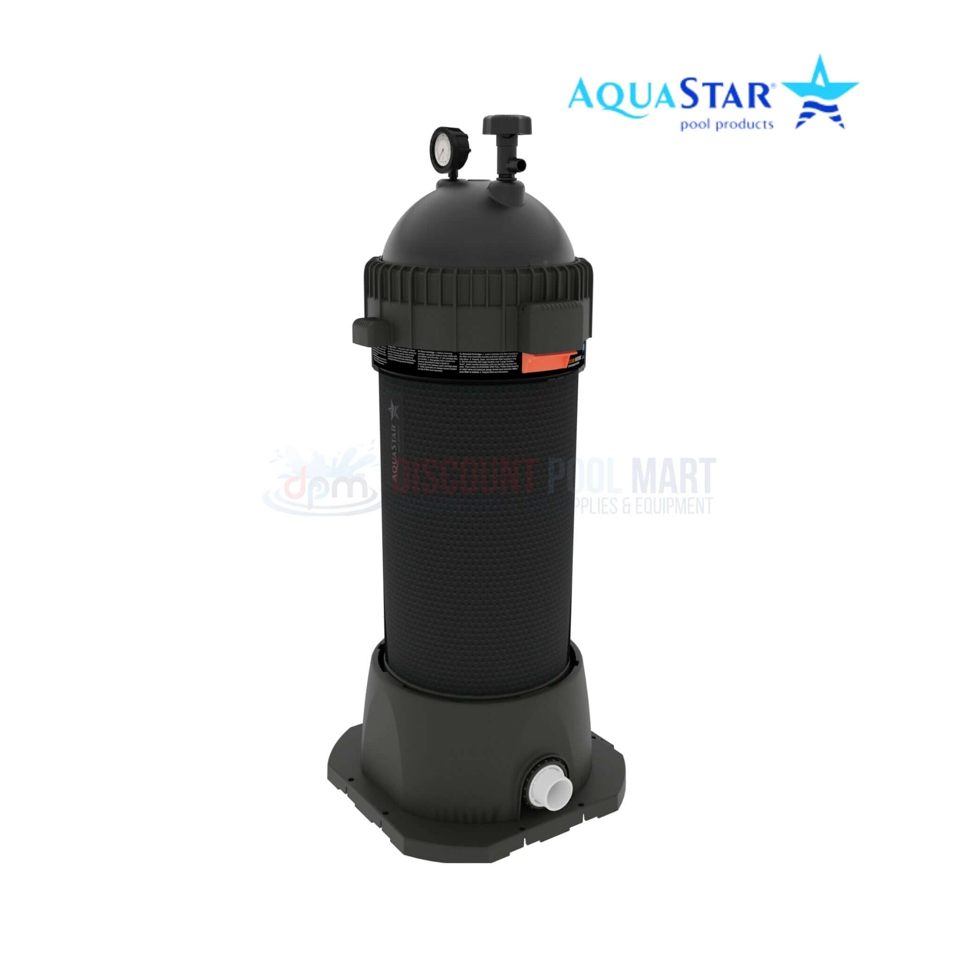 AquaStar PLF35000 Pool and Spa Pipeline Cartridge Filter by Discount Pool Mart, designed for 35,000 gallons, 250 sq ft filtration.