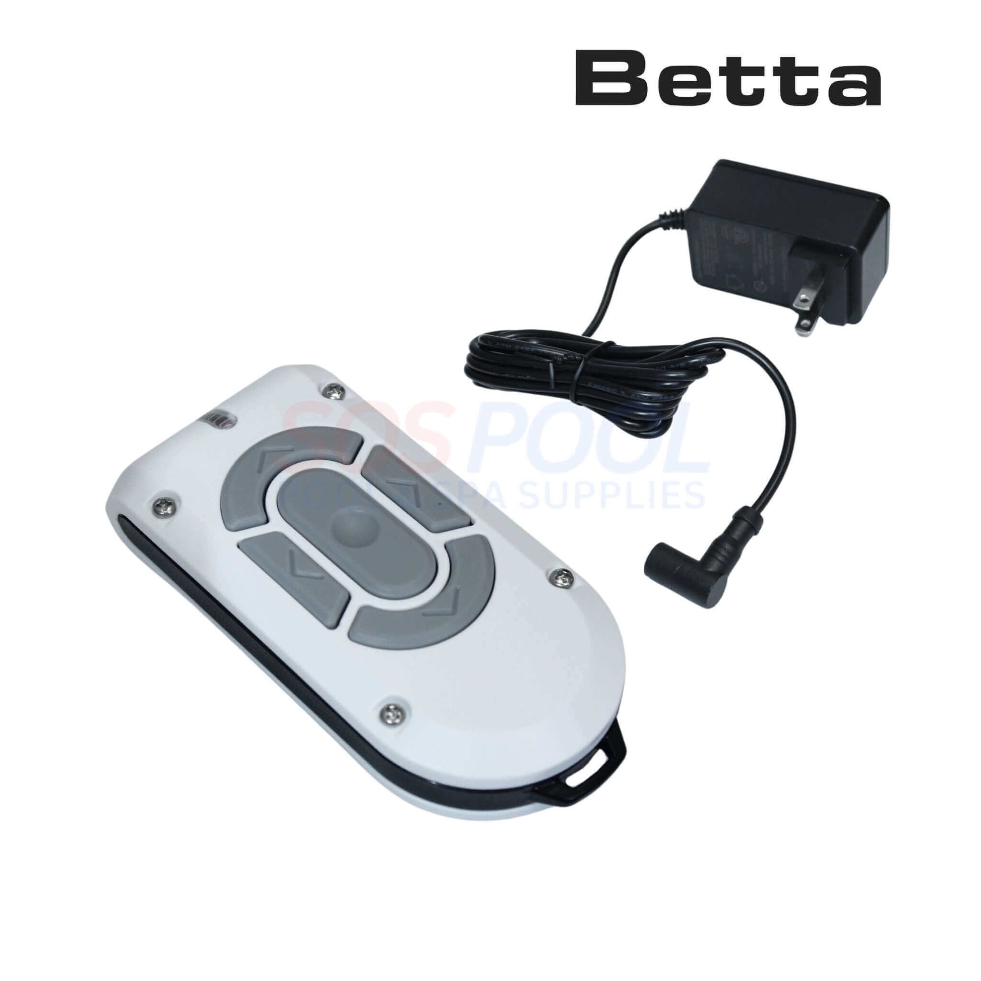 Betta SE Plus Smart Robotic Pool Skimmer with AC adapter, available at Discount Pool Mart DPM, efficient solar-powered cleaning.