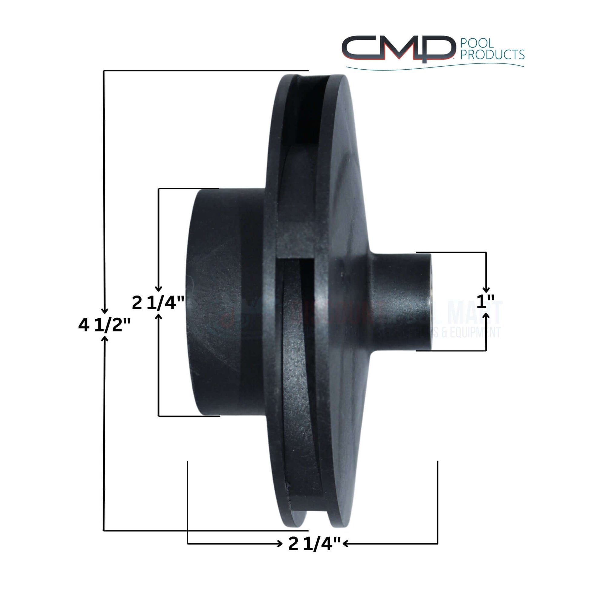 CMP Impeller for SuperMax/SuperFlo Pumps 1.5HP, SKU 25305-074-000, from Discount Pool Mart DPM.