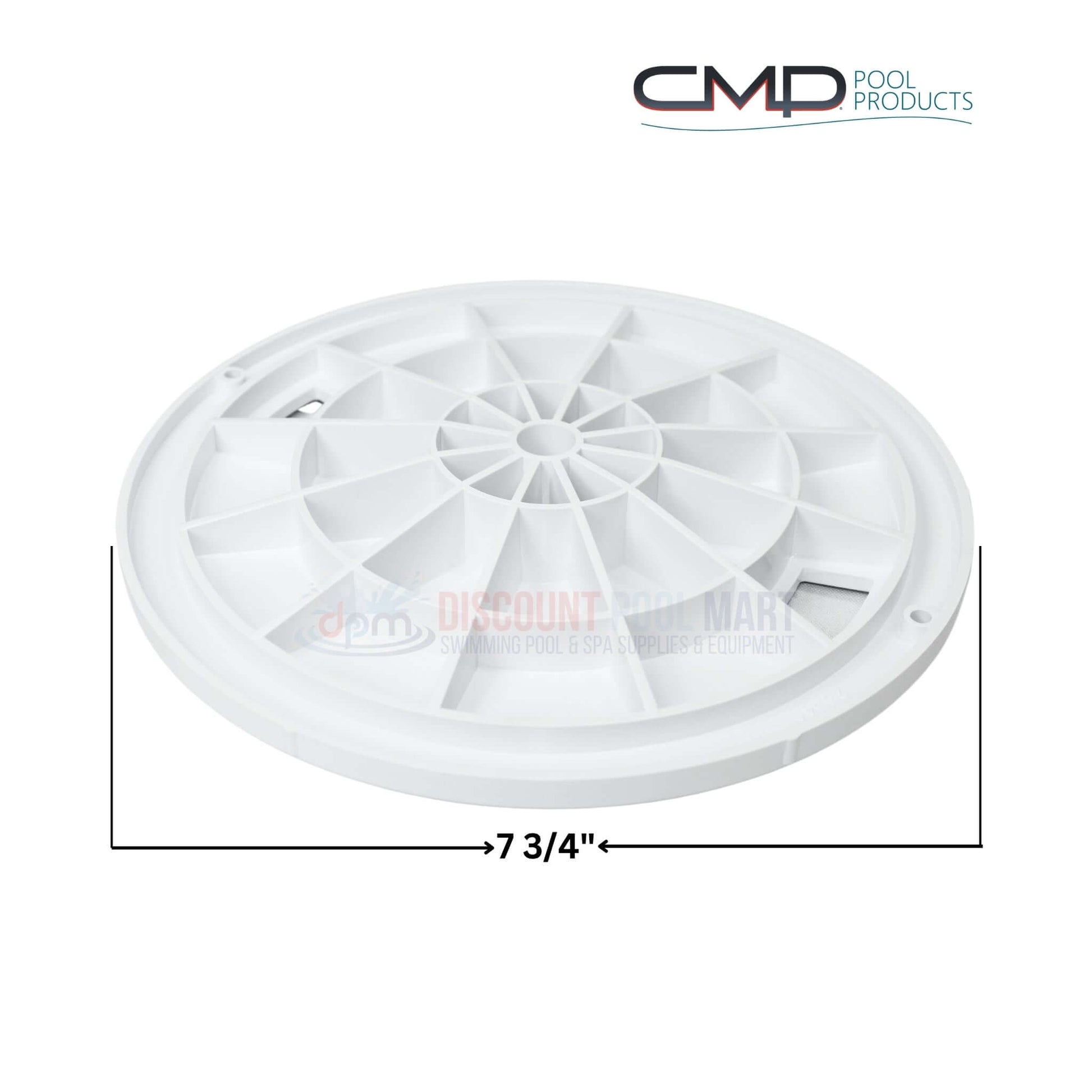 CMP Skimmer Lid for Pentair Admiral S20, 85007400, 25544-500-000, Discount Pool Mart DPM, durable white design