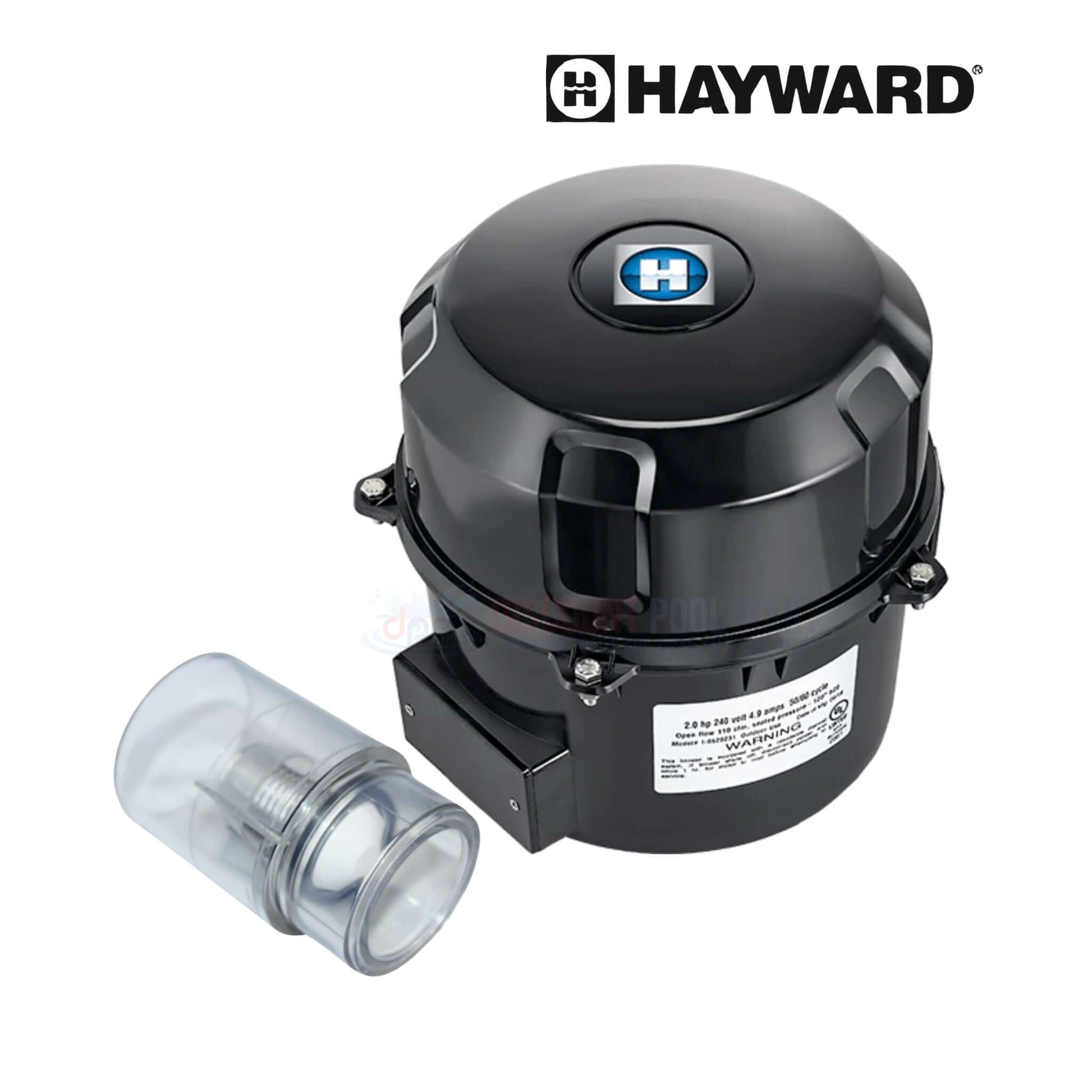 Hayward Spa Air Blower SPB202, 2 HP, 230V, quiet operation, from Discount Pool Mart DPM.