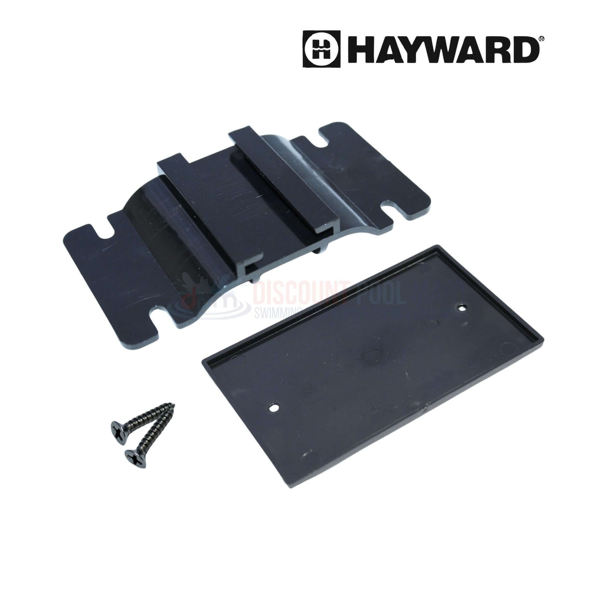 Hayward spa air blower mounting bracket and plate with screws from Discount Pool Mart DPM for easy installation.