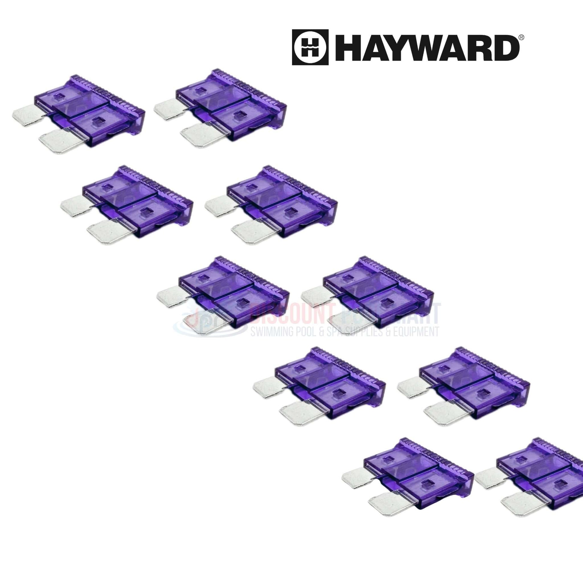 Hayward Blade Fuse Kit FDXLFSKC30 3.0 AMP ten pack from Discount Pool Mart for H-Series heaters.