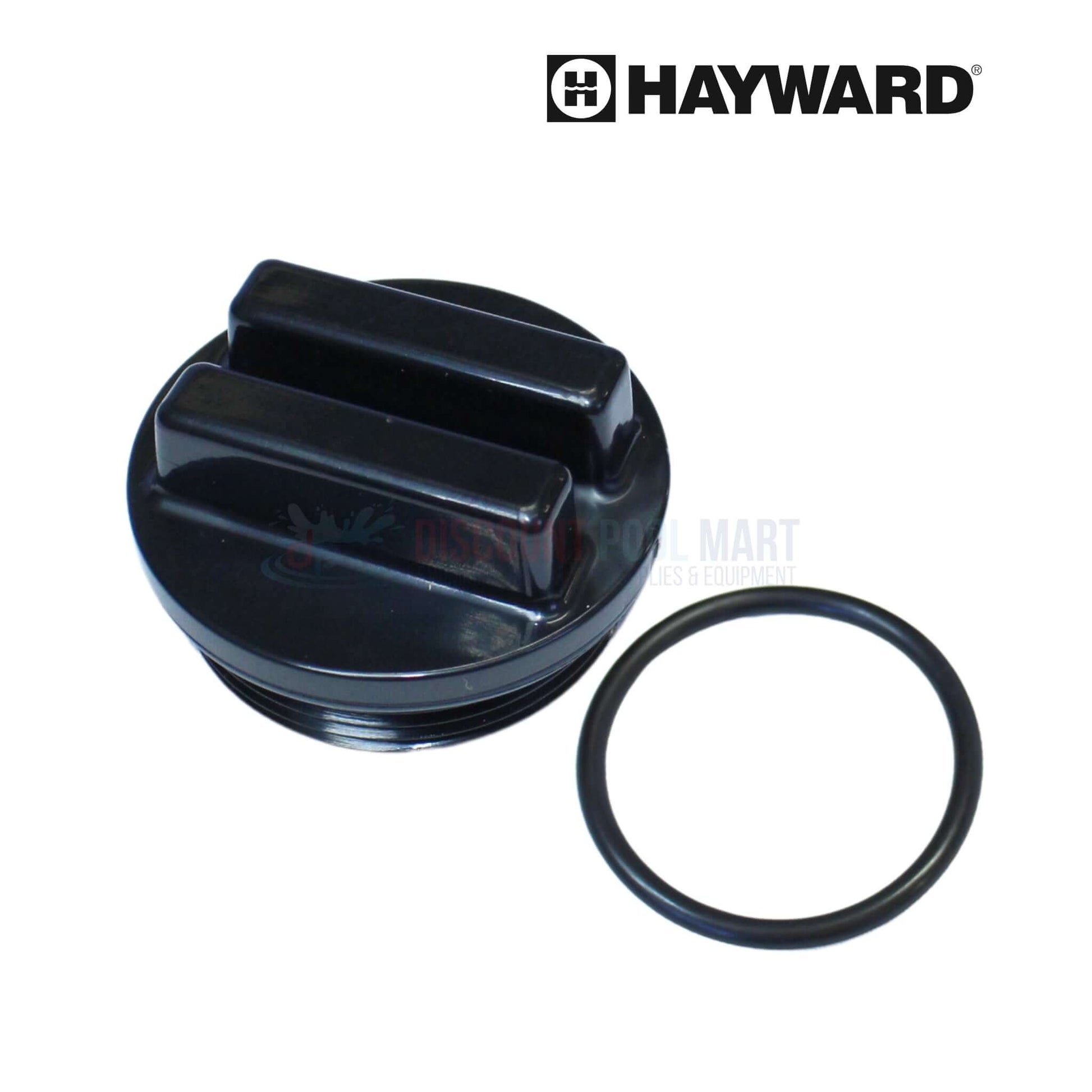 Hayward Drain Plug with O-Ring for SwimClear Filter 1.5" Black SP1022CBLK from Discount Pool Mart DPM.