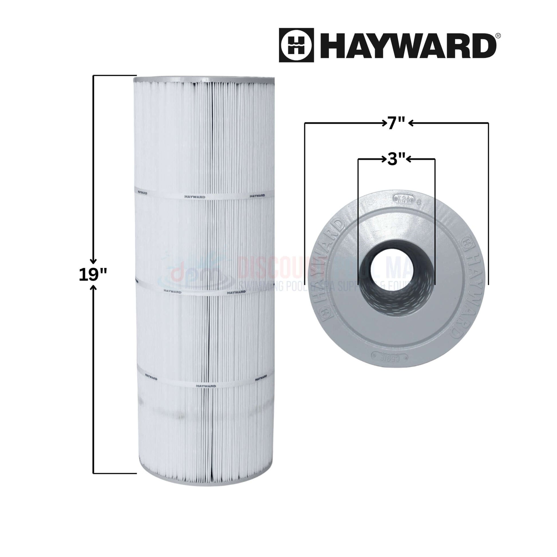 Hayward Filter Cartridge CX591XRE for SwimClear C7030 | 19" tall | 7" diameter | Discount Pool Mart DPM