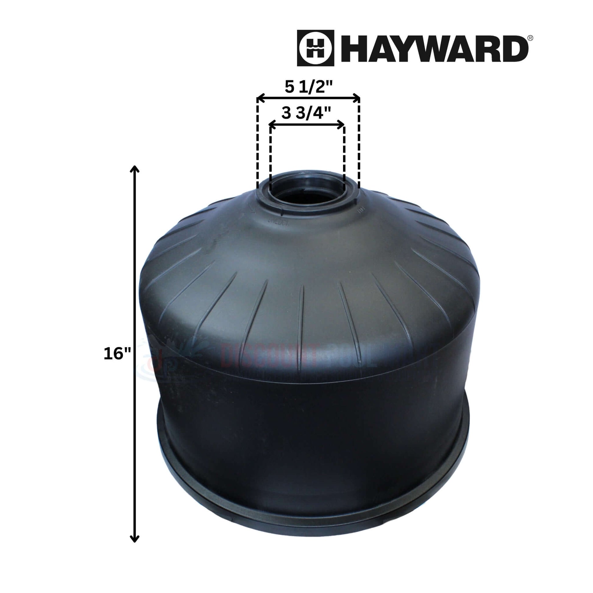 Hayward Filter Head with Clamp System for ProGrid DE & SwimClear Filters | DPM | 16" height, 5.5" diameter