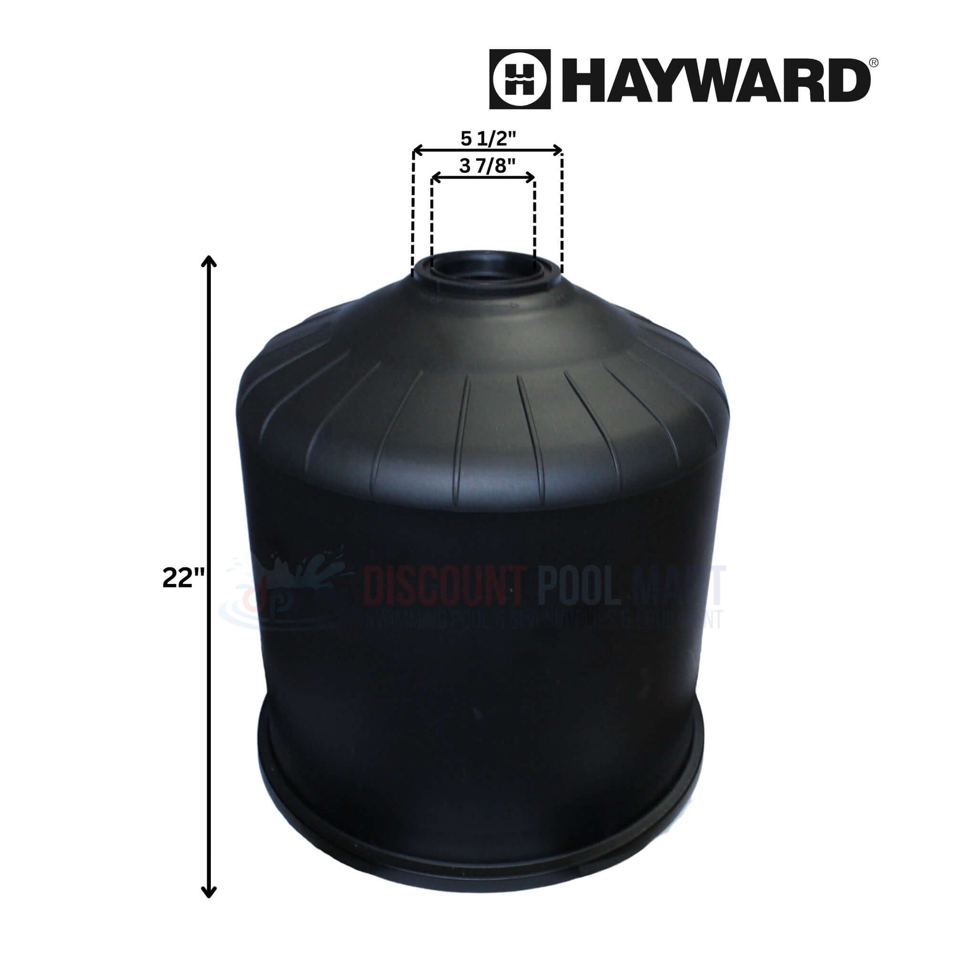 Hayward filter head with clamp system, 22 inches tall, 60 sq. ft. lid, from Discount Pool Mart DPM.