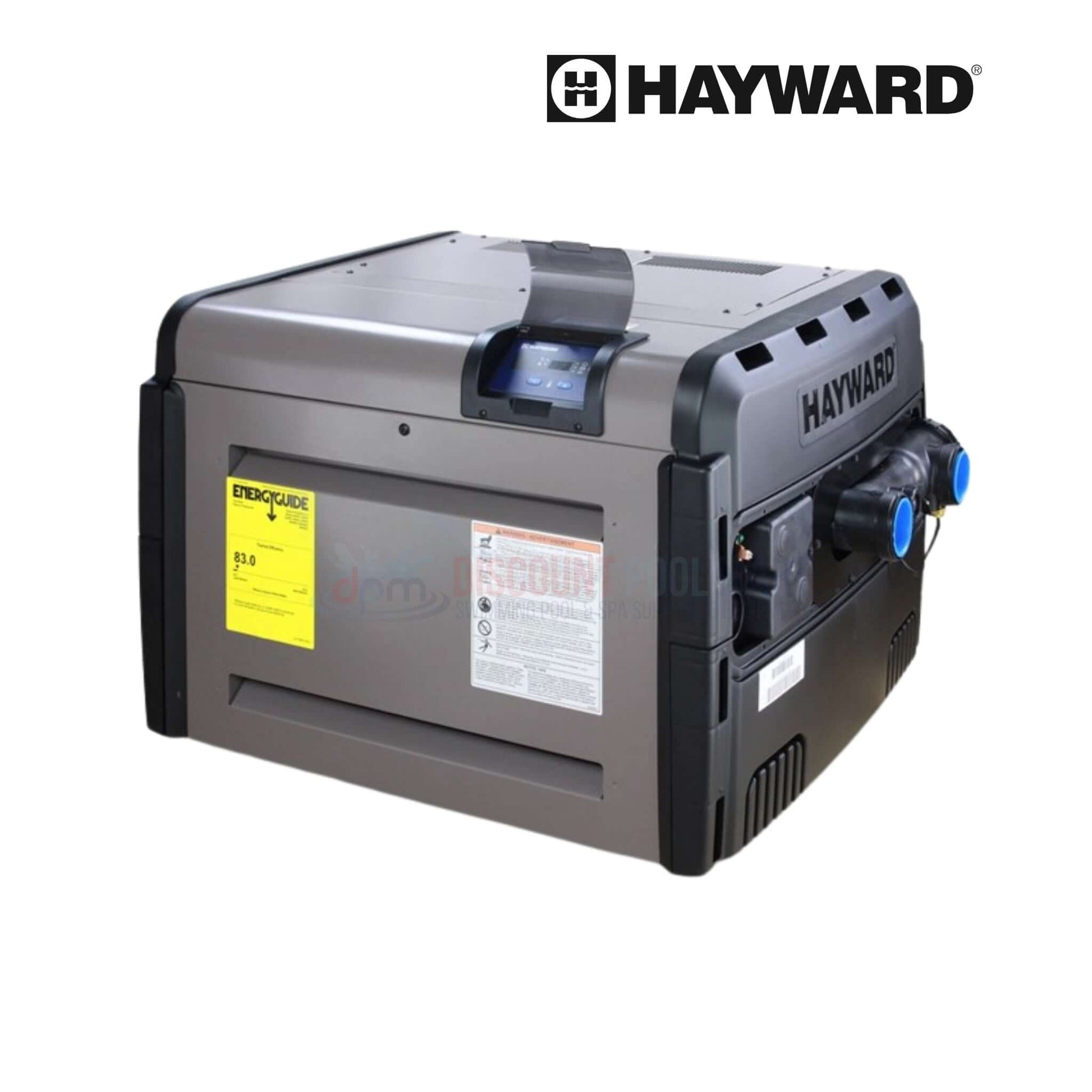 Hayward Universal H-Series Natural Gas Heater H250FDN by Discount Pool Mart DPM, 250,000 BTUs, efficient pool heating.