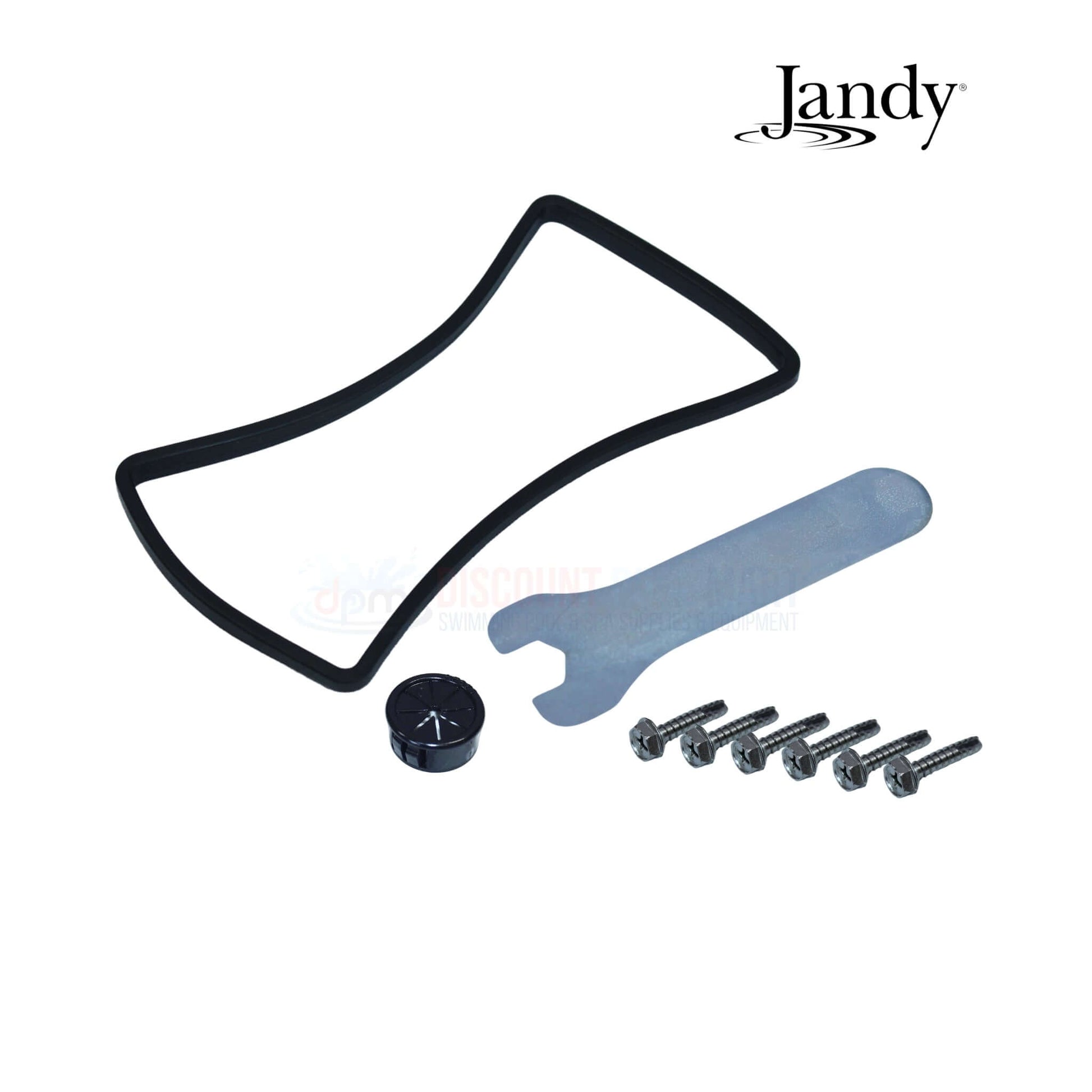 Jandy VersaFlo Bypass Accessory Kit parts including screws and wrench, SKU: JXIVFKIT, Discount Pool Mart DPM.