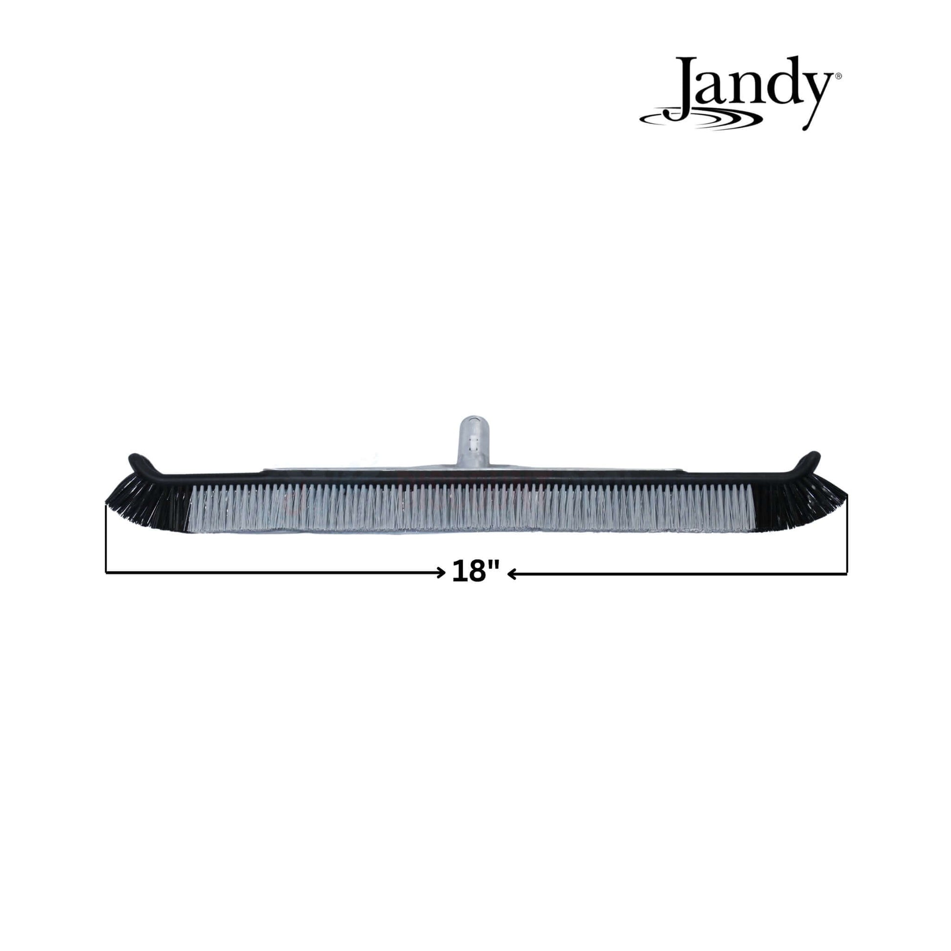 PBR18 Jandy Aluminum Back Brush 18 inch for effective pool cleaning. Durable and UV-resistant from Discount Pool Mart DPM.