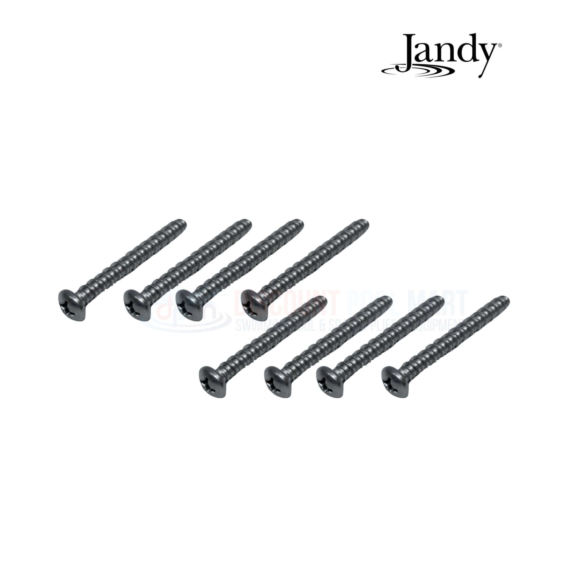 Jandy screws set for pool and spa equipment maintenance, available at Discount Pool Mart (DPM).