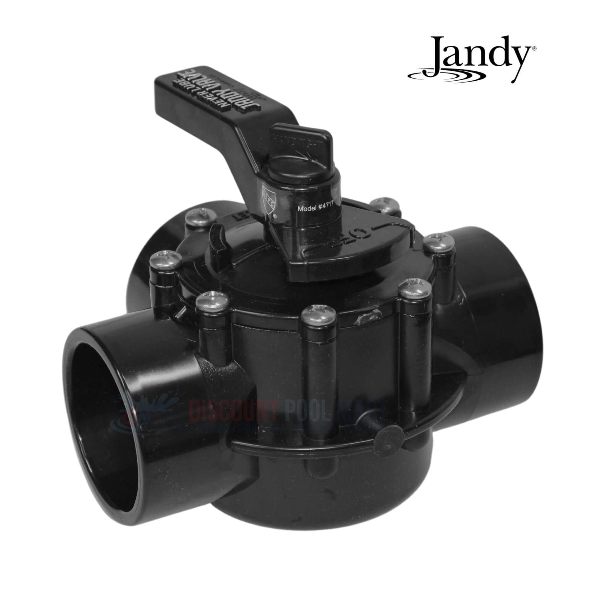 Jandy Neverlube 3 Port Diverter Valve 4717 at Discount Pool Mart DPM for efficient pool and spa flow management.