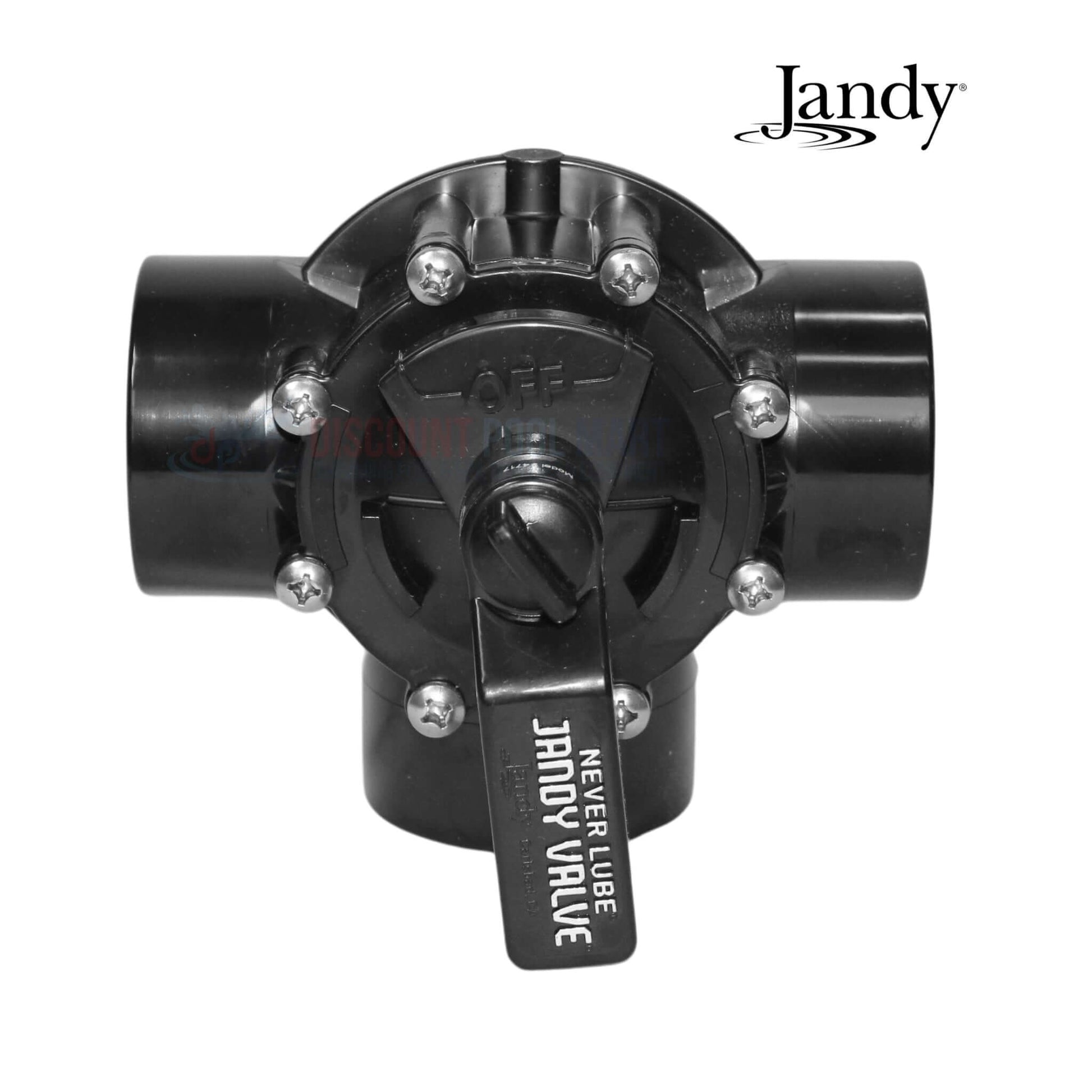 Jandy Neverlube 3 Port Diverter Valve 4717 for pools and spas. Available at Discount Pool Mart DPM.