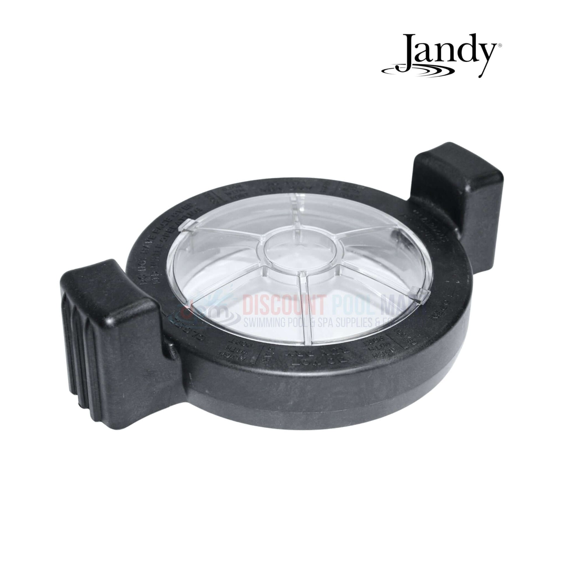 Jandy lid with locking ring assembly for FloPro pumps R0480000 from Discount Pool Mart DPM, ensuring a secure seal.