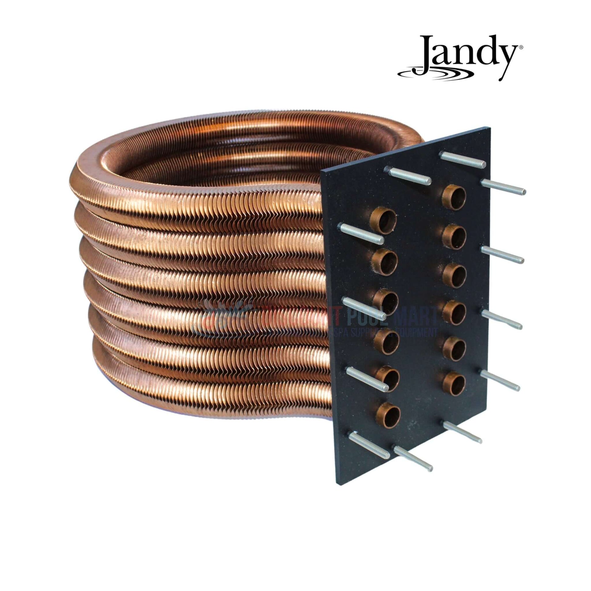 Jandy Heat Exchanger Assembly R0589405 for JXi 400 heaters. Available at Discount Pool Mart DPM for optimal energy efficiency.