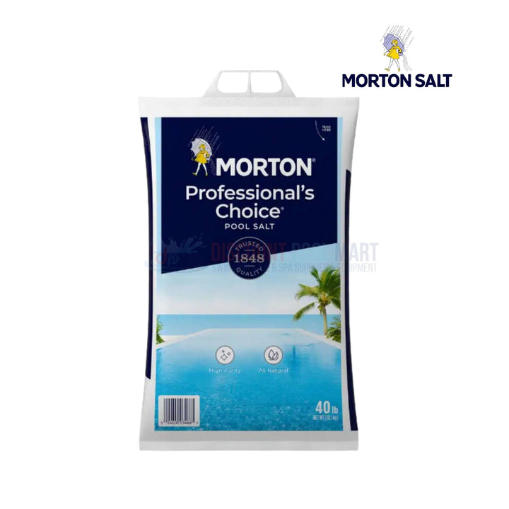 Morton Salt Pool Salt | 40 lb. Bag | All Natural Highly Rated Pool Salt | SALT