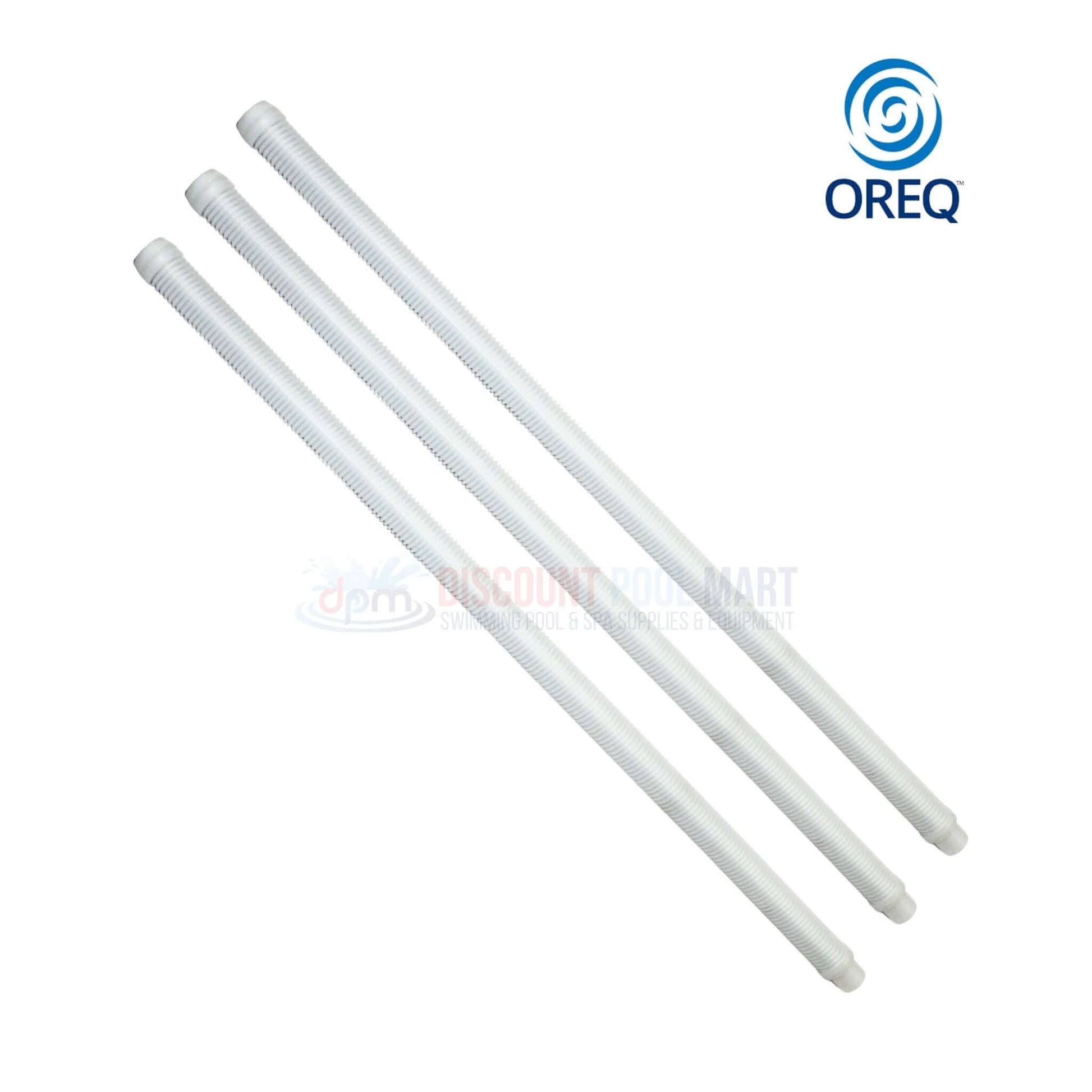 OREQ sectional connector hoses for automatic pool cleaner vacuum, 4 ft durable replacement from Discount Pool Mart DPM.