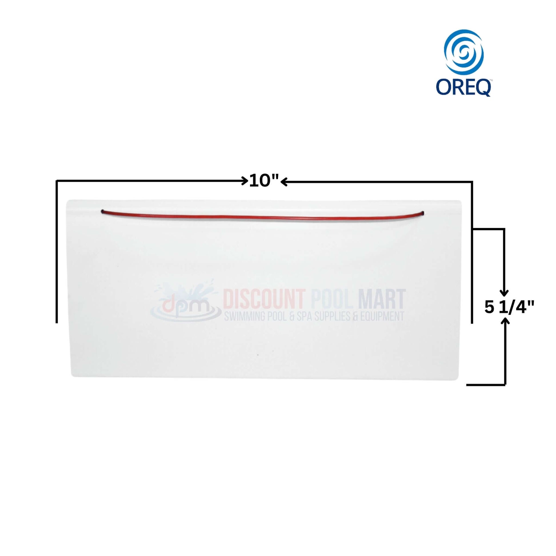 Oreq Skimmer Weir Gate 10 inch SW921 at Discount Pool Mart DPM for effective pool maintenance and debris trapping.