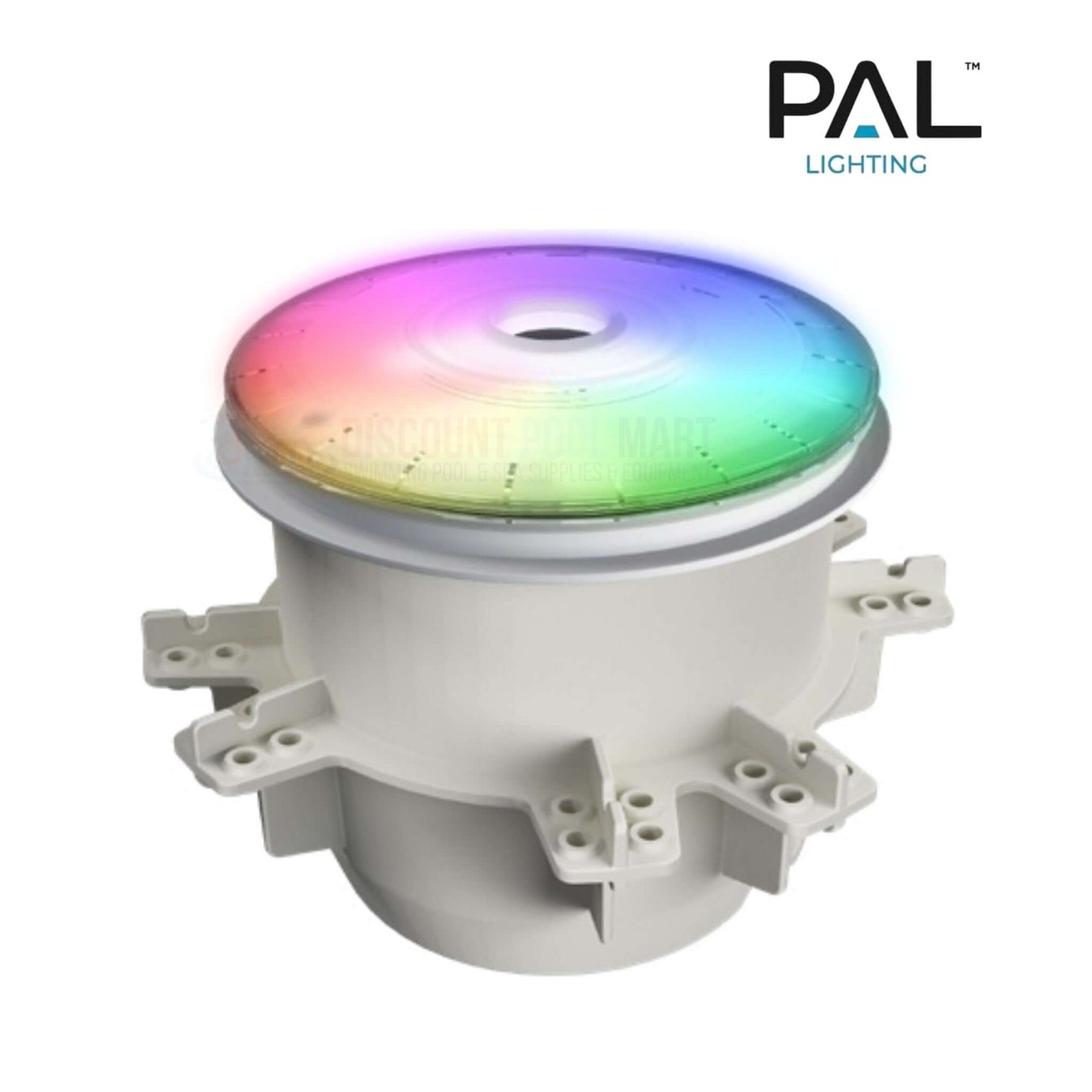 PAL Lighting Evenglow Multi Color LED Bubbler 64-EGB-CGS from Discount Pool Mart, showcasing vibrant color flow for pools.
