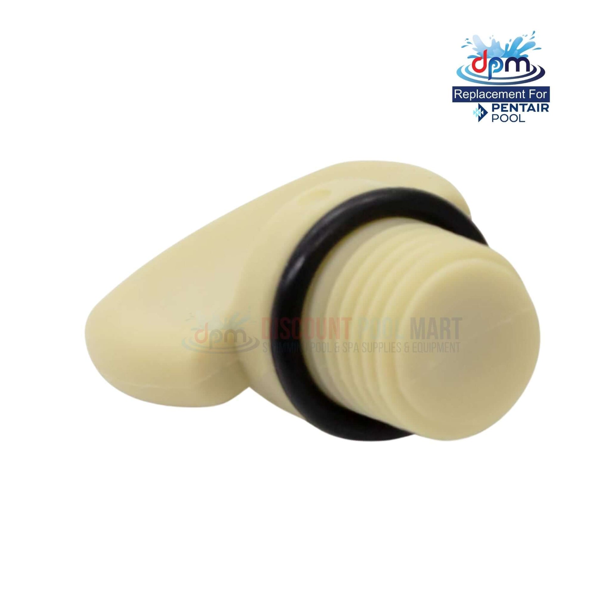 PC&G Drain Plug with O-Ring for Pentair pumps from Discount Pool Mart DPM, durable and leak-proof design in almond color.