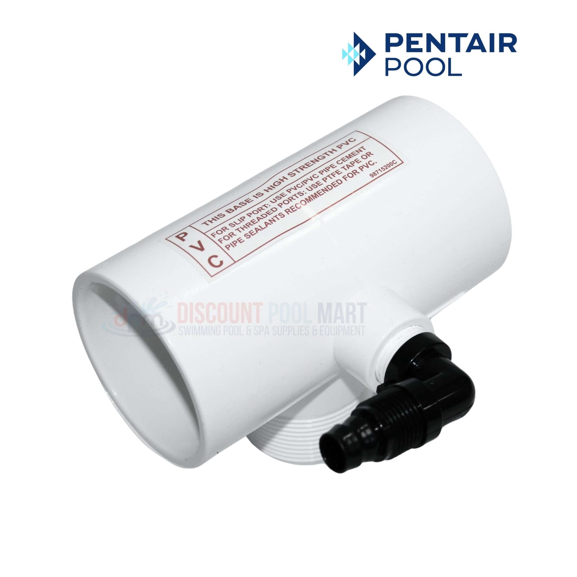 Pentair Diverter Tee R172317 for Chemical Feeders, 1.5" NPT x 2" Slip at Discount Pool Mart DPM.