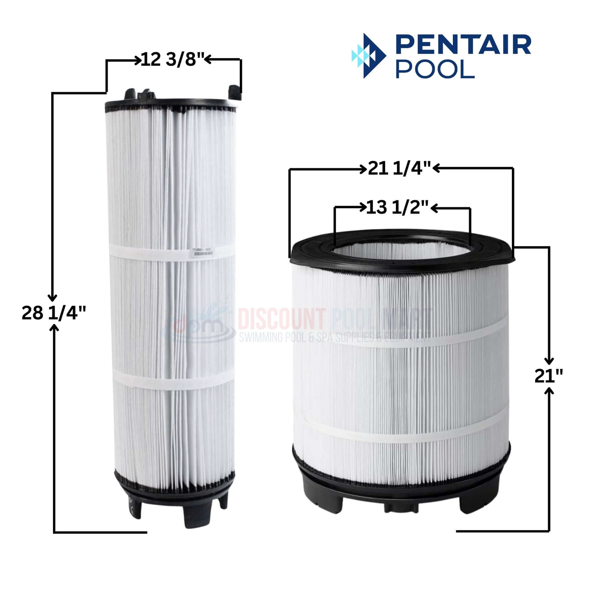Pentair Inner and Outer Cartridge for Sta-Rite System 3 S8M150, 450 sq ft, available at Discount Pool Mart DPM.
