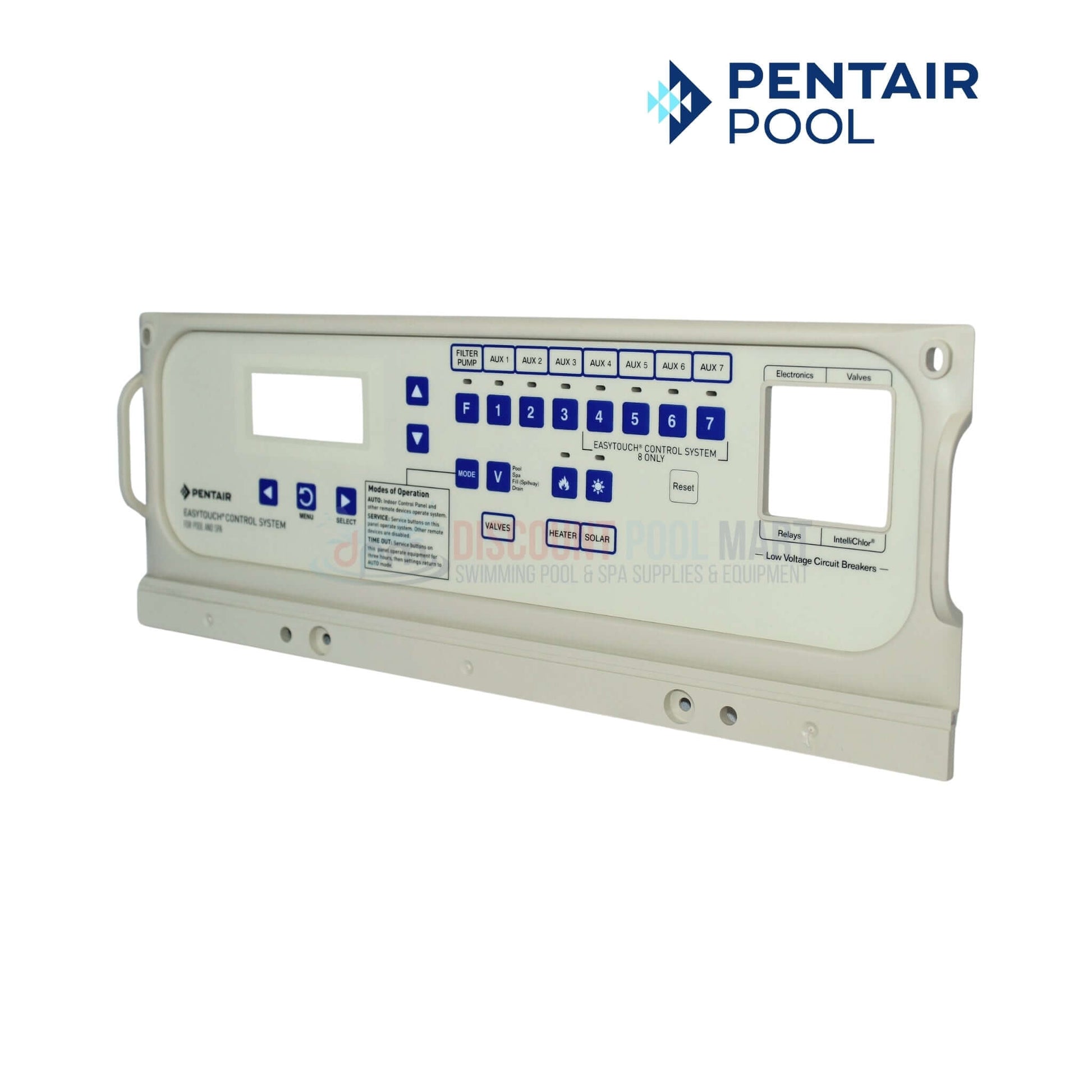 Pentair Load Center OCP Bezel for EasyTouch Systems 521232 at Discount Pool Mart DPM, durable protective cover.