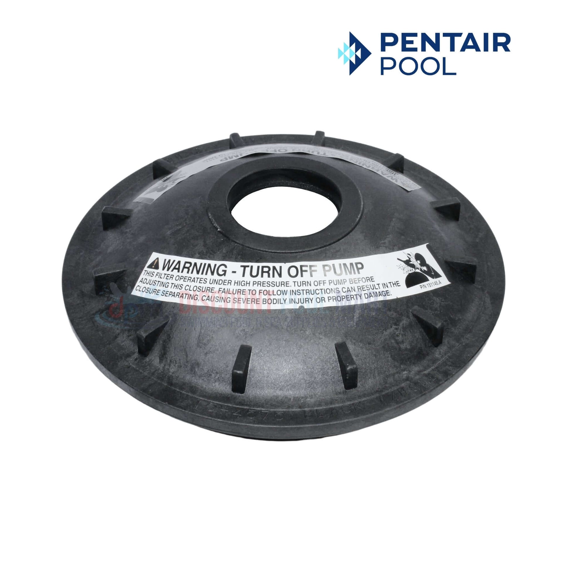 Pentair Black Buttress Threaded Closure Kit for Triton Filters at Discount Pool Mart DPM, 154856 replacement part.