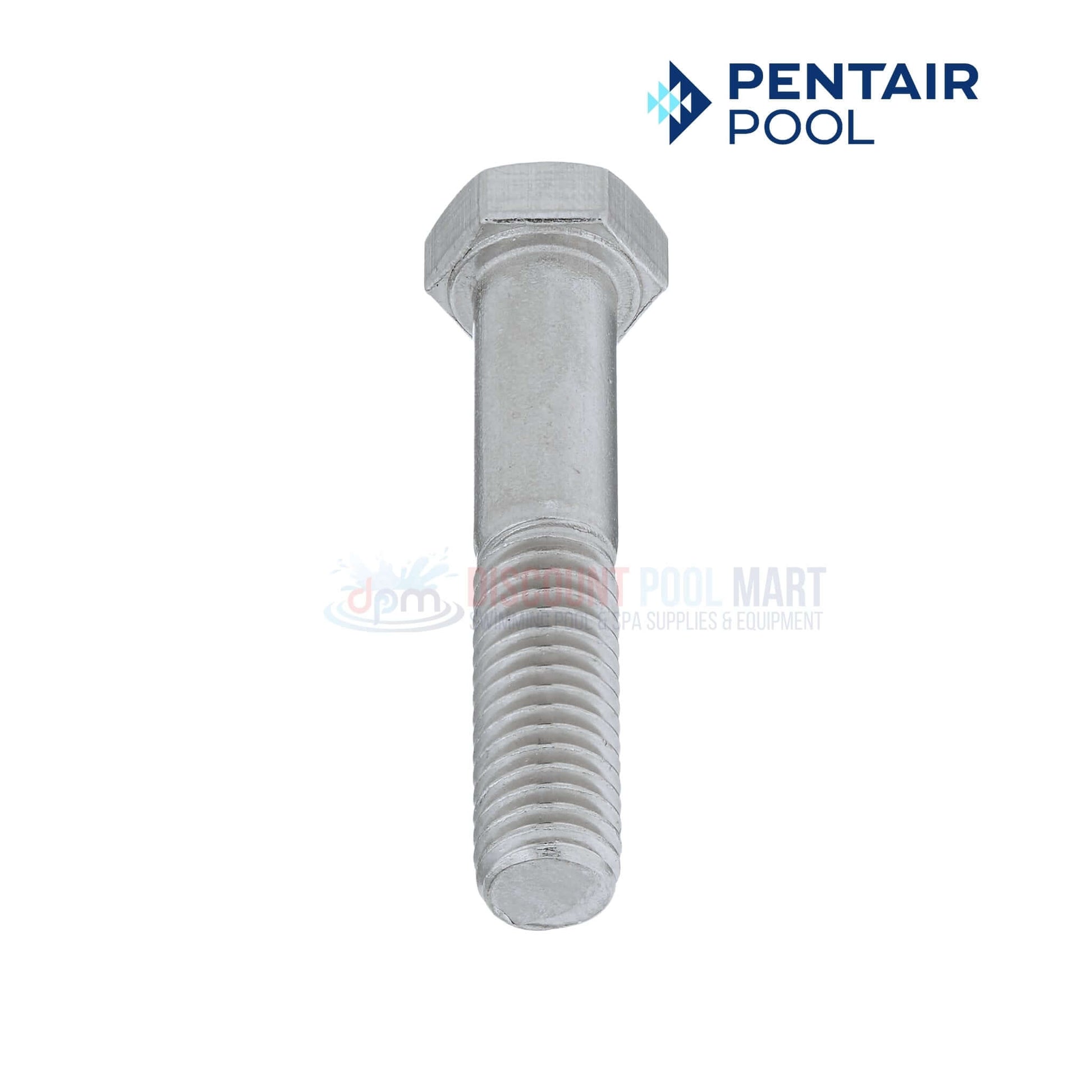 Pentair Bolt for WhisperFlo and Intelliflo, hex cap, 3/8-16" x 2", from Discount Pool Mart DPM, for pump assembly.