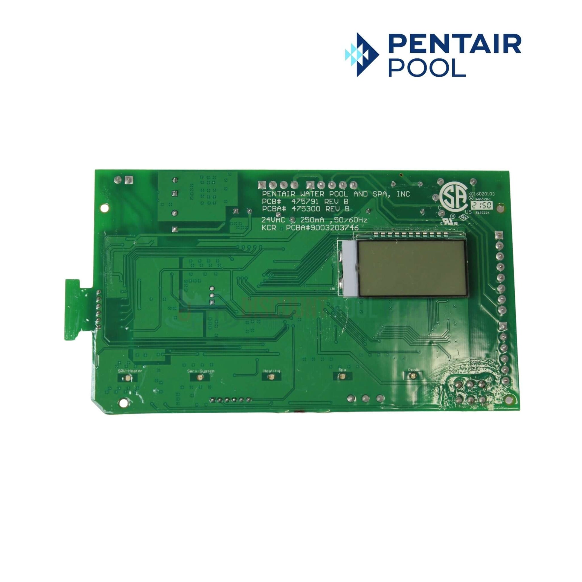 Pentair Control Board ETI 400 Gas Pool Heater 475975 from Discount Pool Mart DPM, OEM performance and safety features.