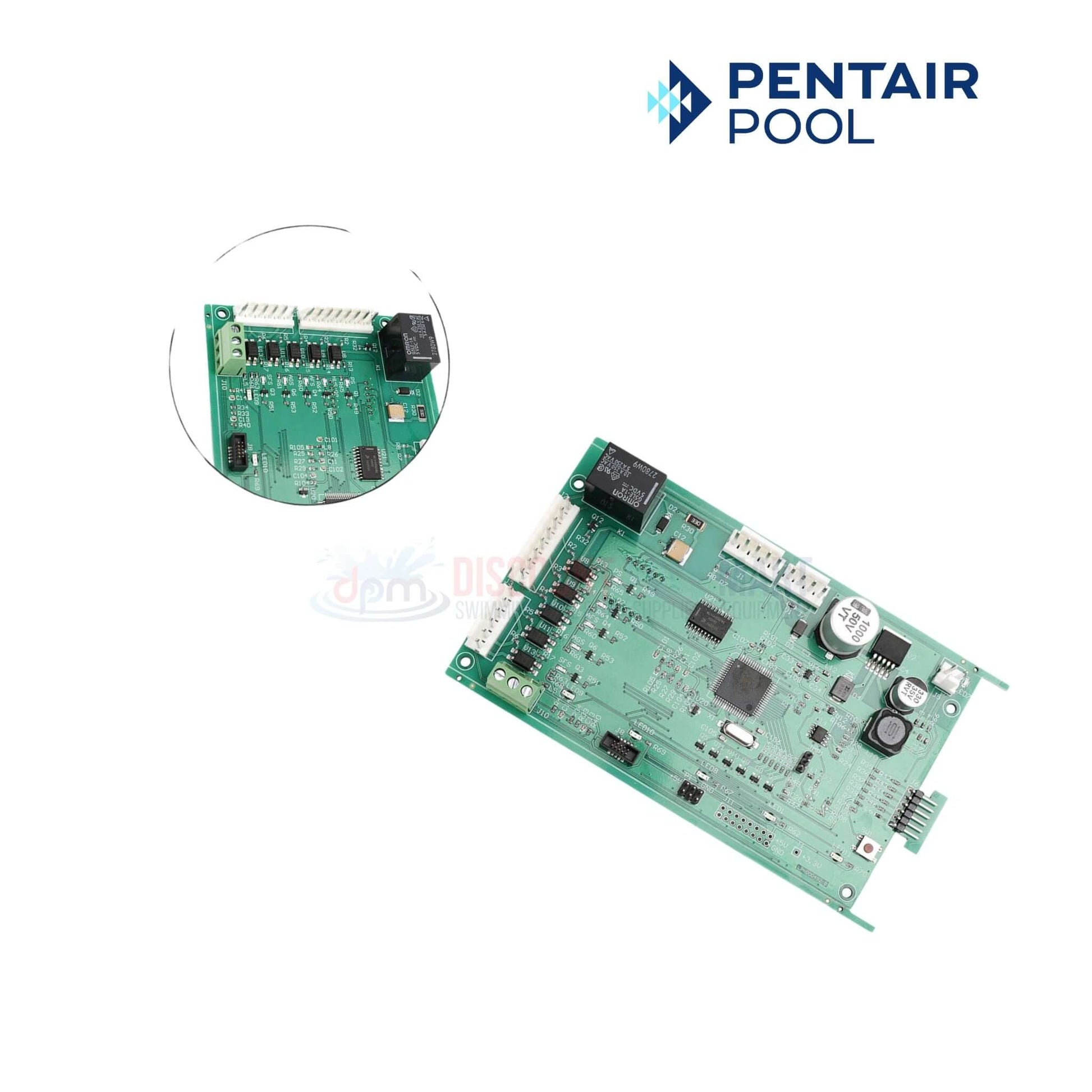 Pentair control board with six button pad for MasterTemp and Max-E-Therm heaters from Discount Pool Mart DPM.