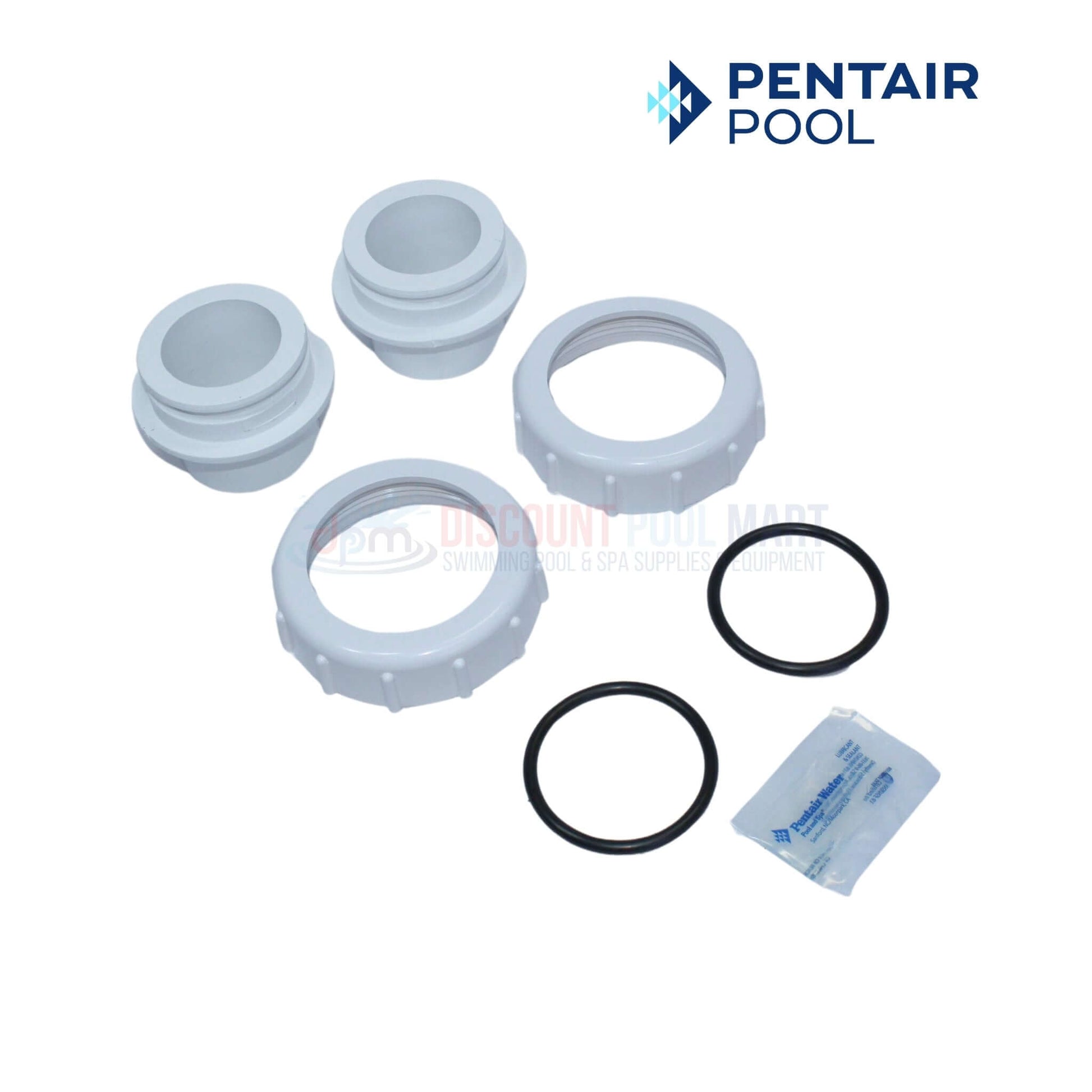 Pentair FNS Plus Filter Bulkhead Union Kit with 2 Inch Filter Slip Adapter at Discount Pool Mart DPM