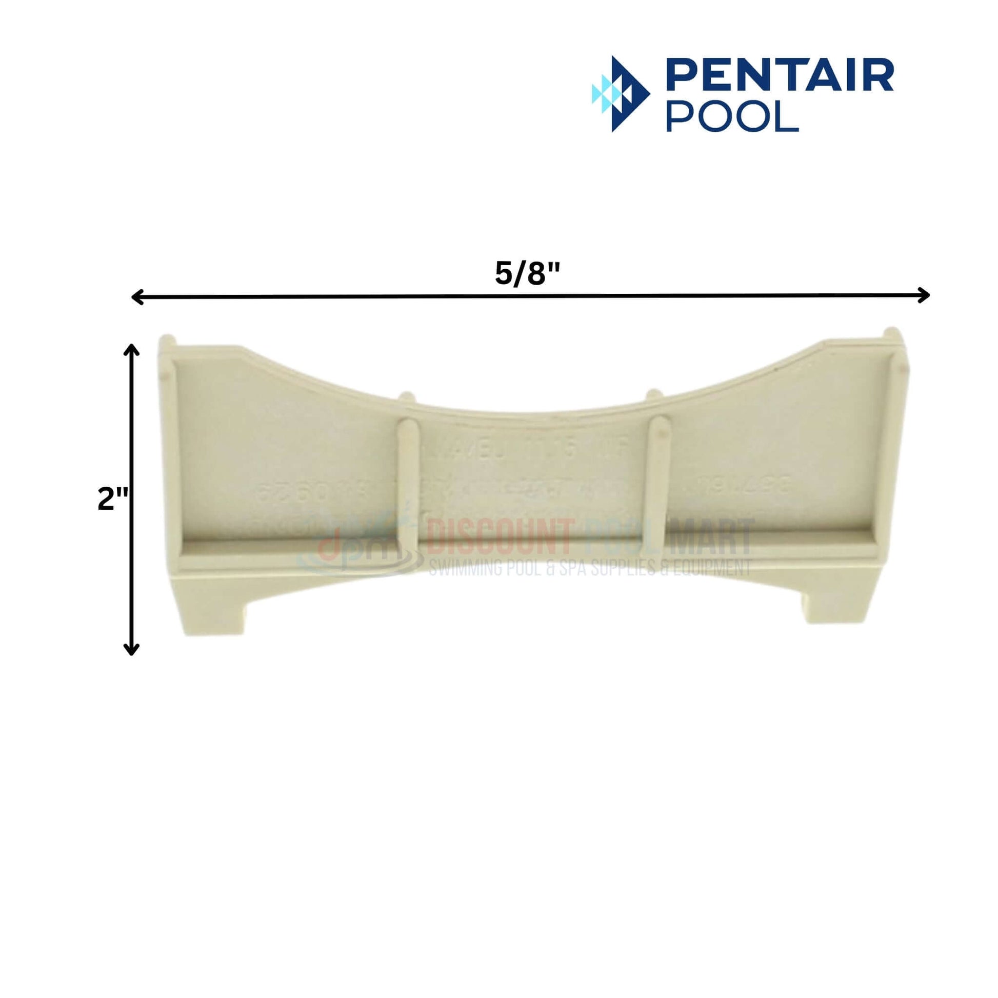 Pentair Foot Insert for Whisperflo and Intelliflo Pumps in almond color from Discount Pool Mart, dimensions 5/8" x 2".