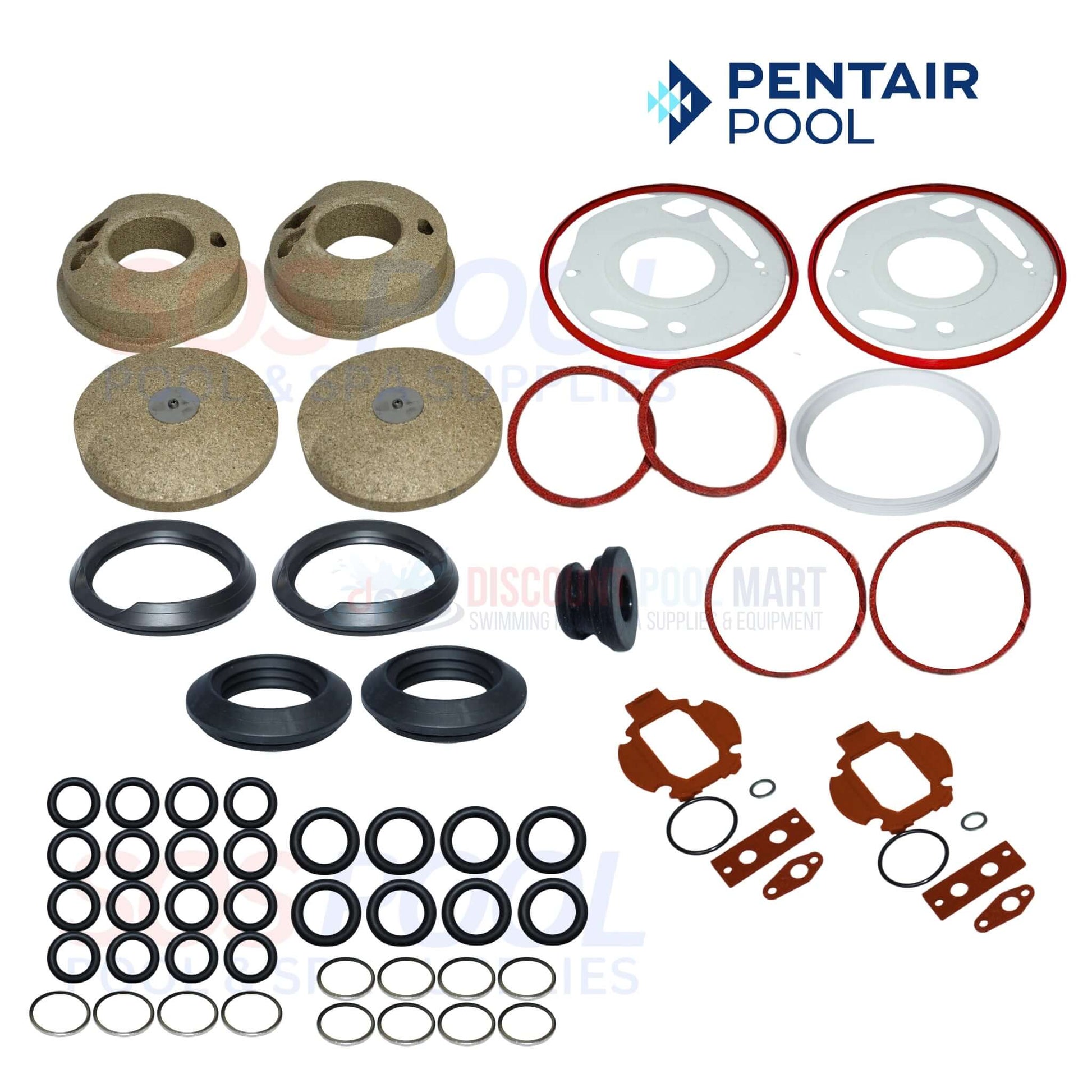 Pentair Heat Exchanger and Chimney Gaskets Kit 475615 for ETI 400 Heaters - Discount Pool Mart DPM