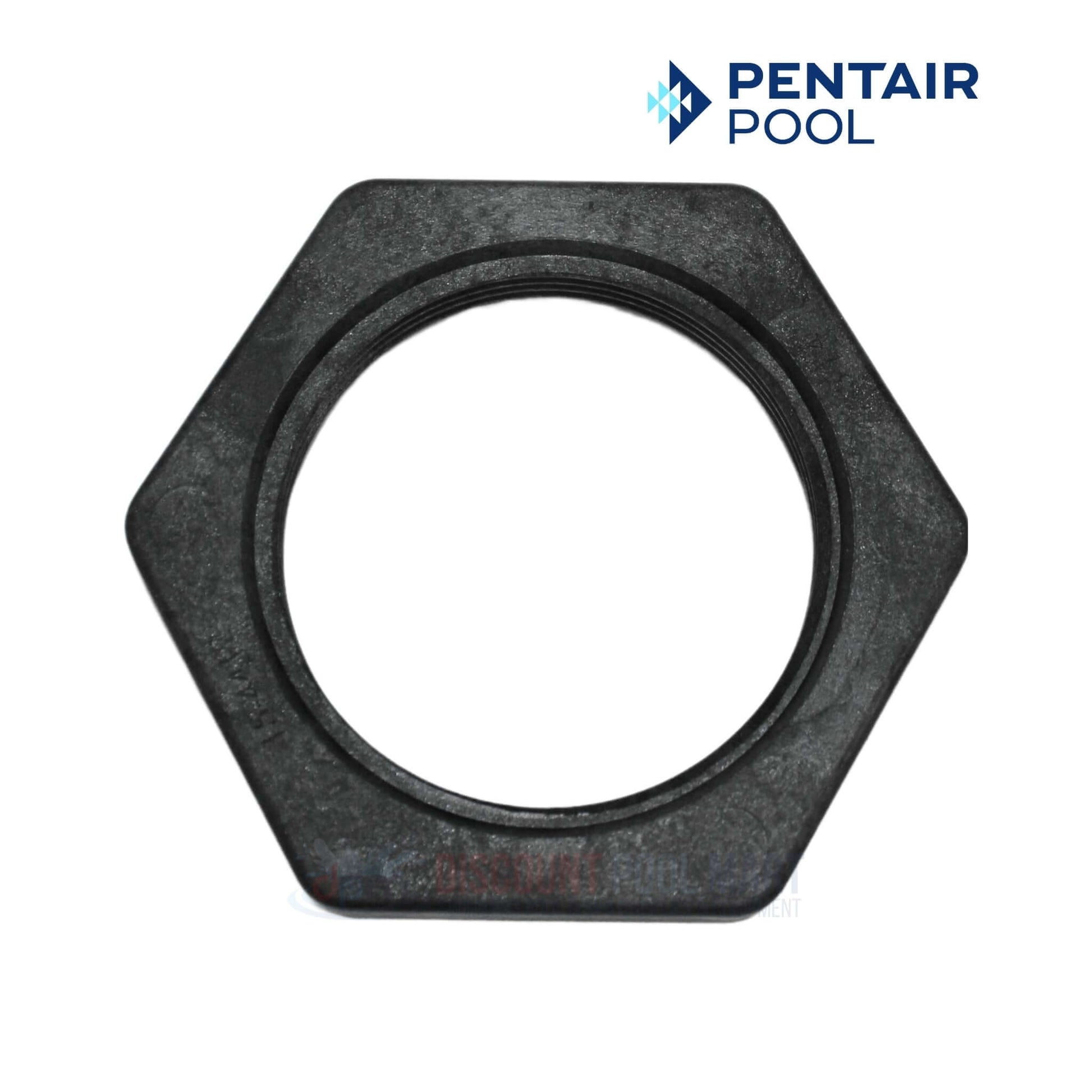 Pentair Internal Bulkhead Locknut 154412 front view, 2-inch pool filter part available at Discount Pool Mart DPM.