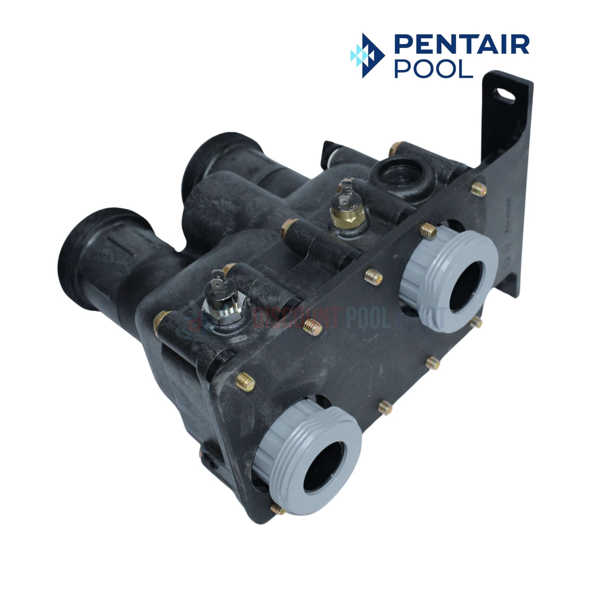 Pentair manifold for ETI 400 heaters 476002 from Discount Pool Mart DPM; essential for safe and efficient pool heating.
