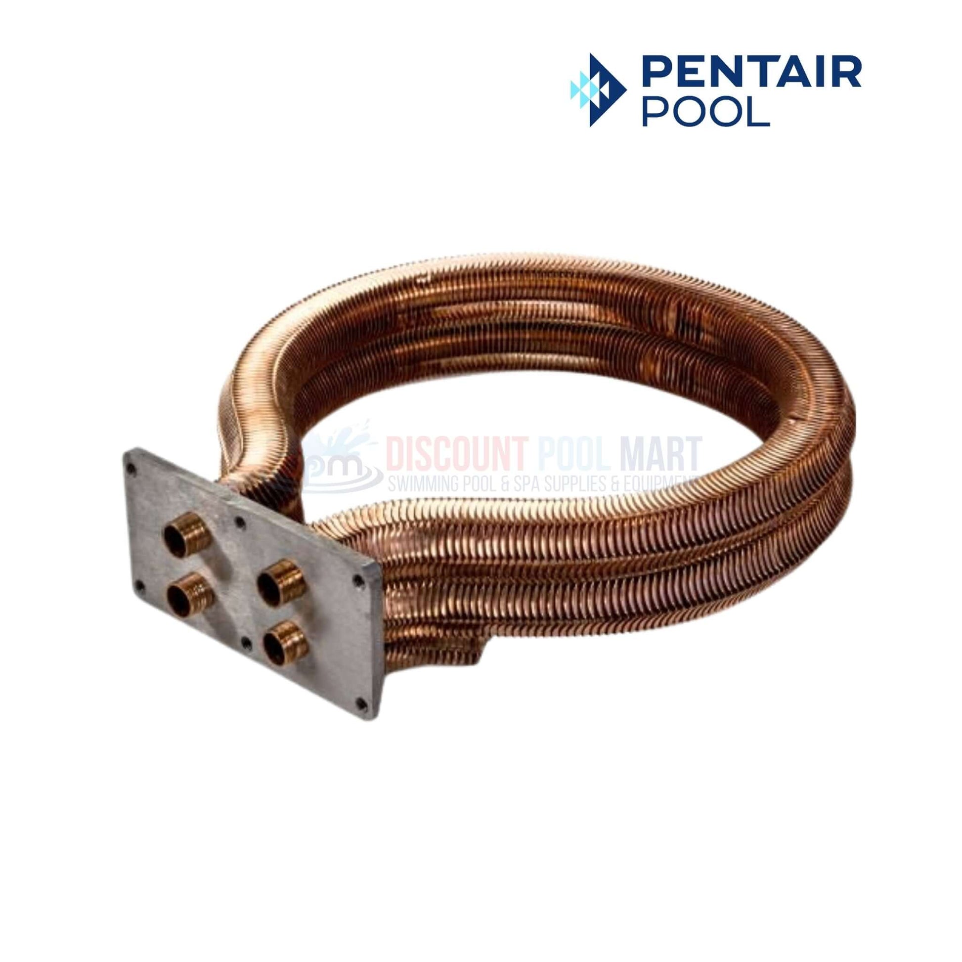 Pentair Tube Sheet Coil Assembly for MasterTemp 125 heaters from Discount Pool Mart DPM, 18.5x10.5x18.5 inches.