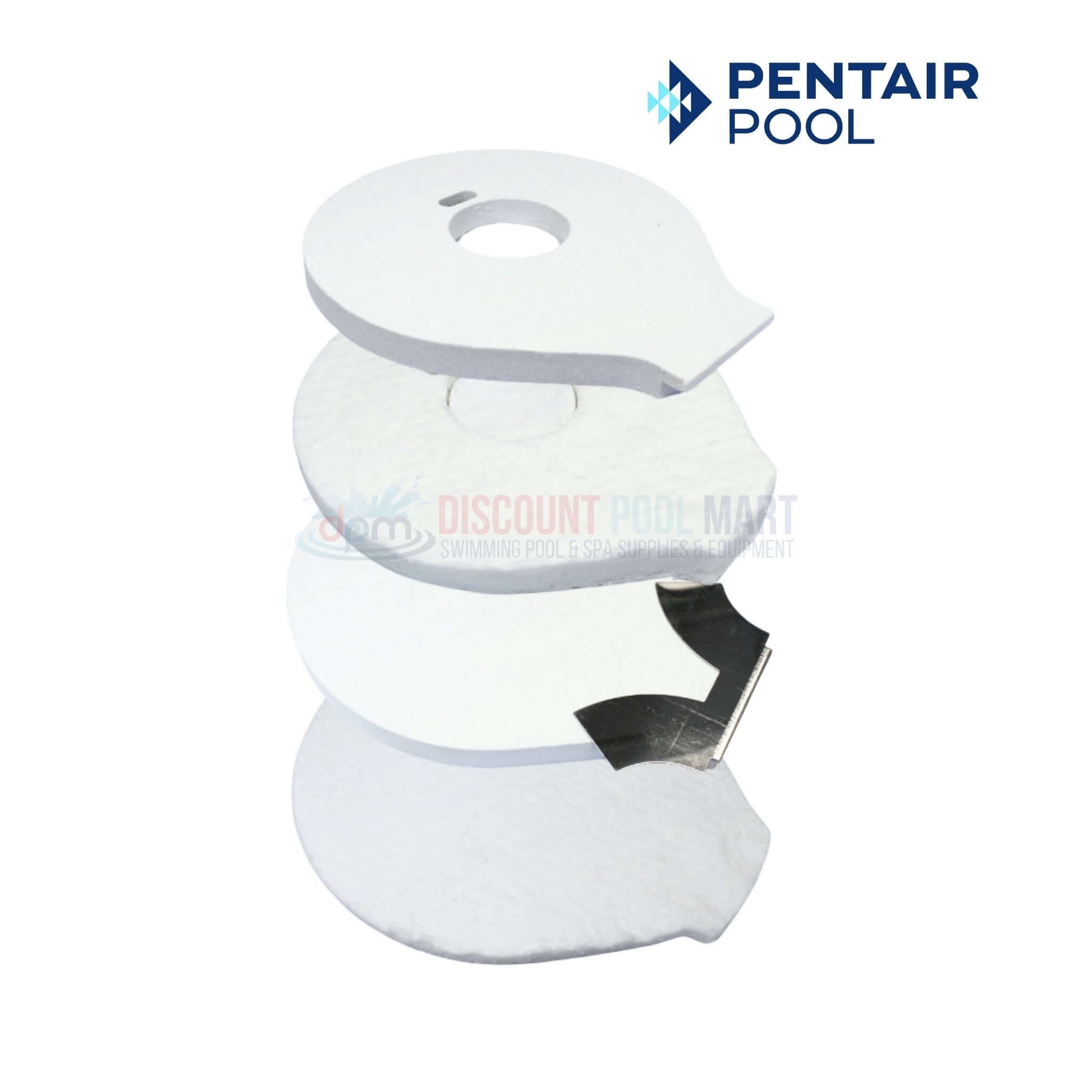 Pentair Tube Sheet Coil Assembly components with o-ring for MasterTemp 125 heaters at Discount Pool Mart.