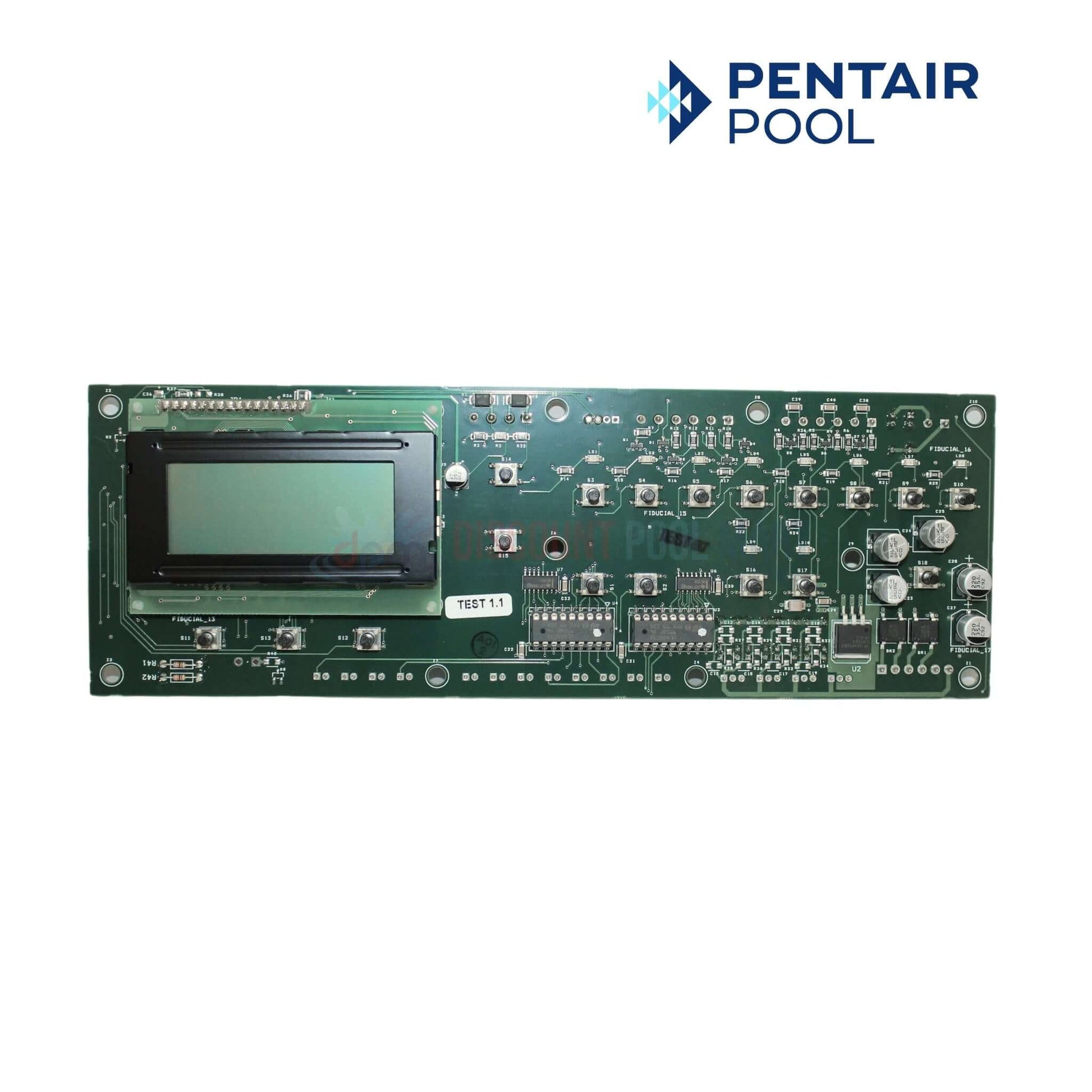 Pentair UOC Motherboard for EasyTouch Systems | OEM part 520657 from Discount Pool Mart DPM, controls 8 auxiliary functions.