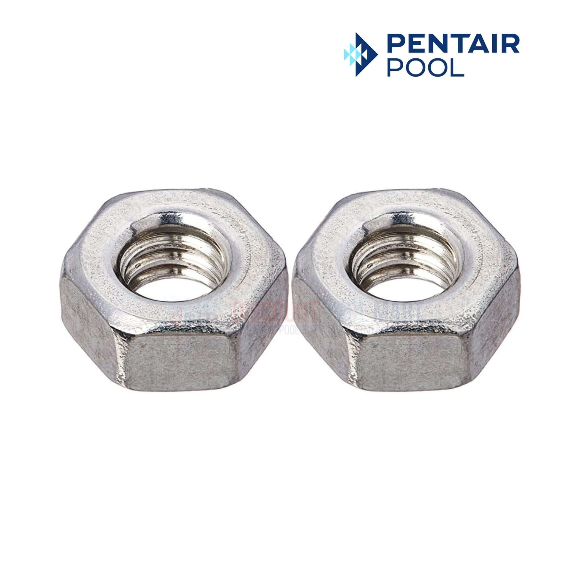 Pentair pool hardware featuring two metal nuts for reliable installation. Ideal for pool maintenance needs.