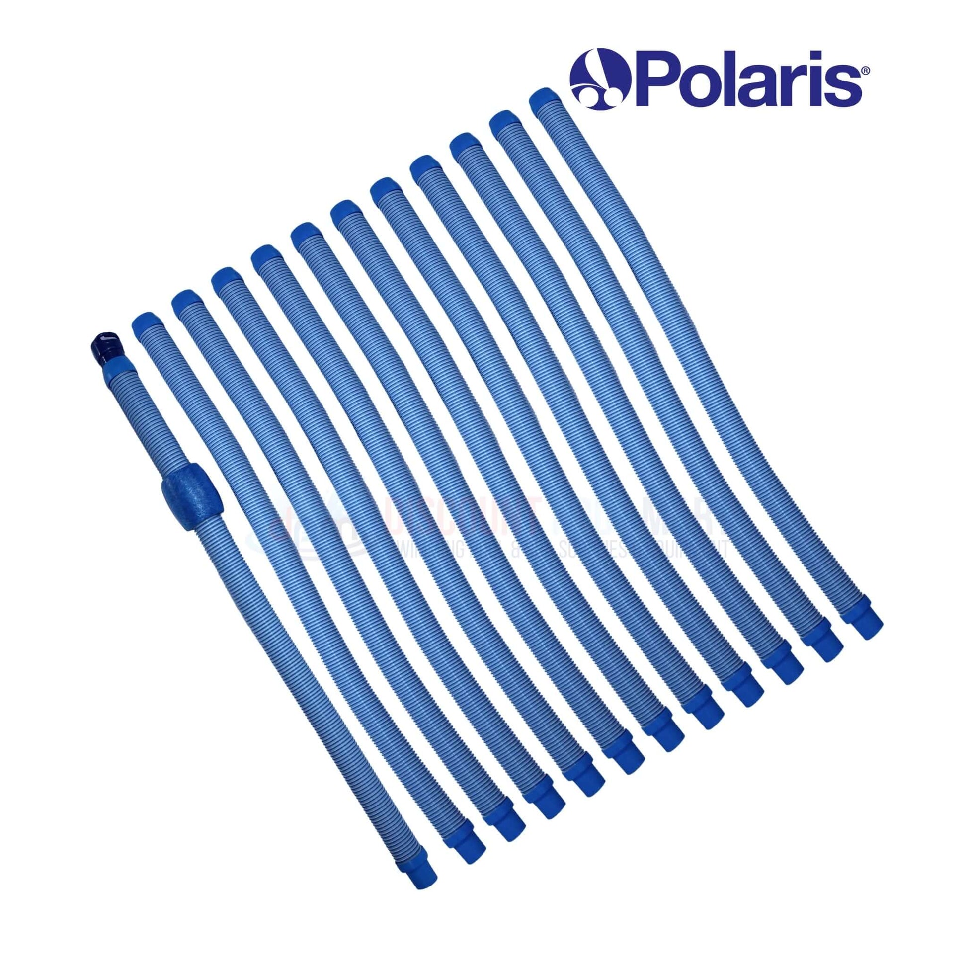 Polaris pool cleaner hoses for efficient vacuuming and debris removal, compatible with various Polaris models. Discount Pool Mart DPM