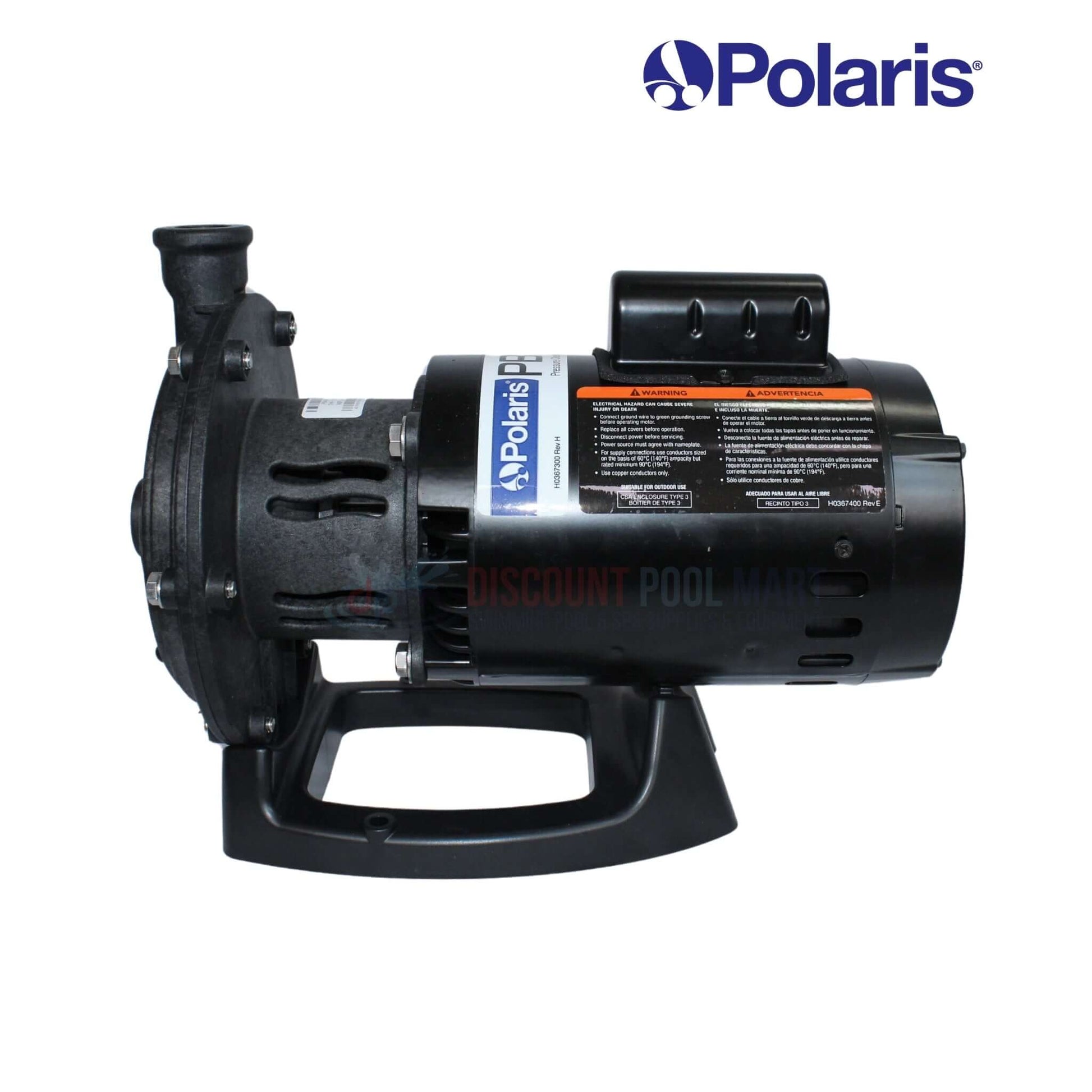 Polaris Booster Pump PB4-60, 3/4 HP for pool cleaners. Available at Discount Pool Mart DPM for efficient cleaning.