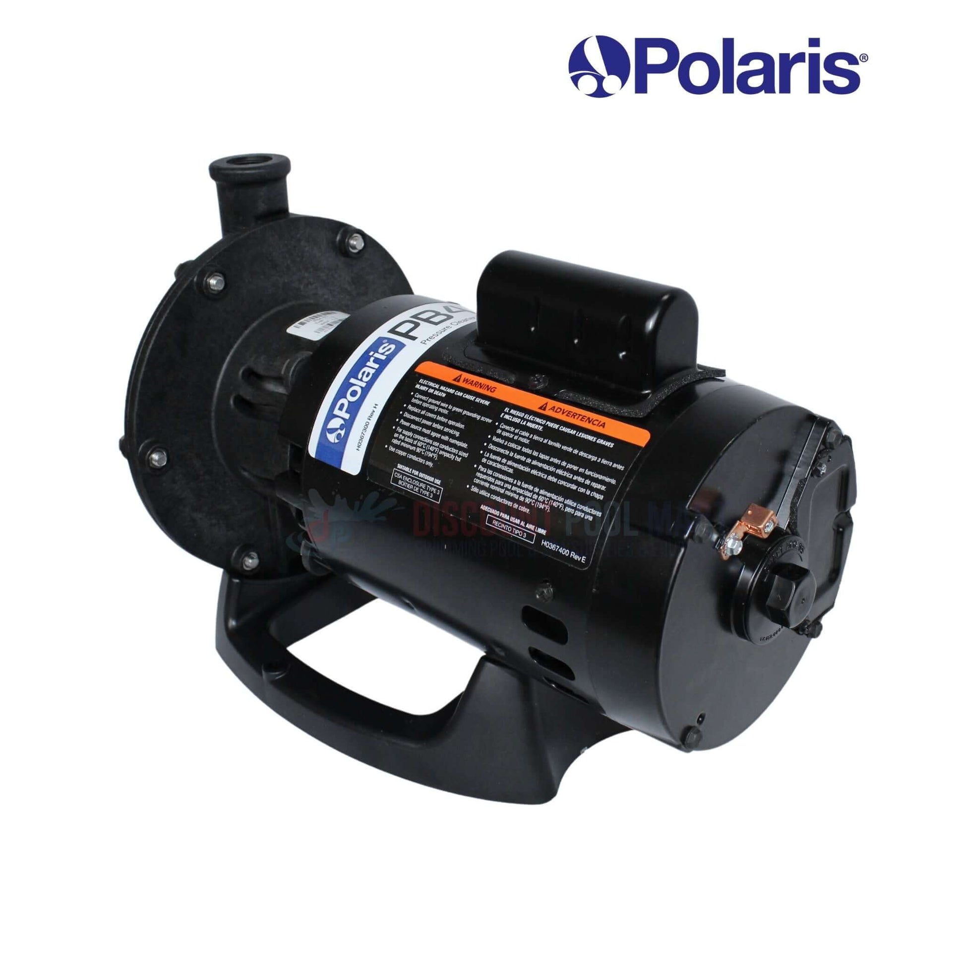 Polaris PB4-60 Booster Pump for pressure cleaners, 3/4 HP, available at Discount Pool Mart DPM.