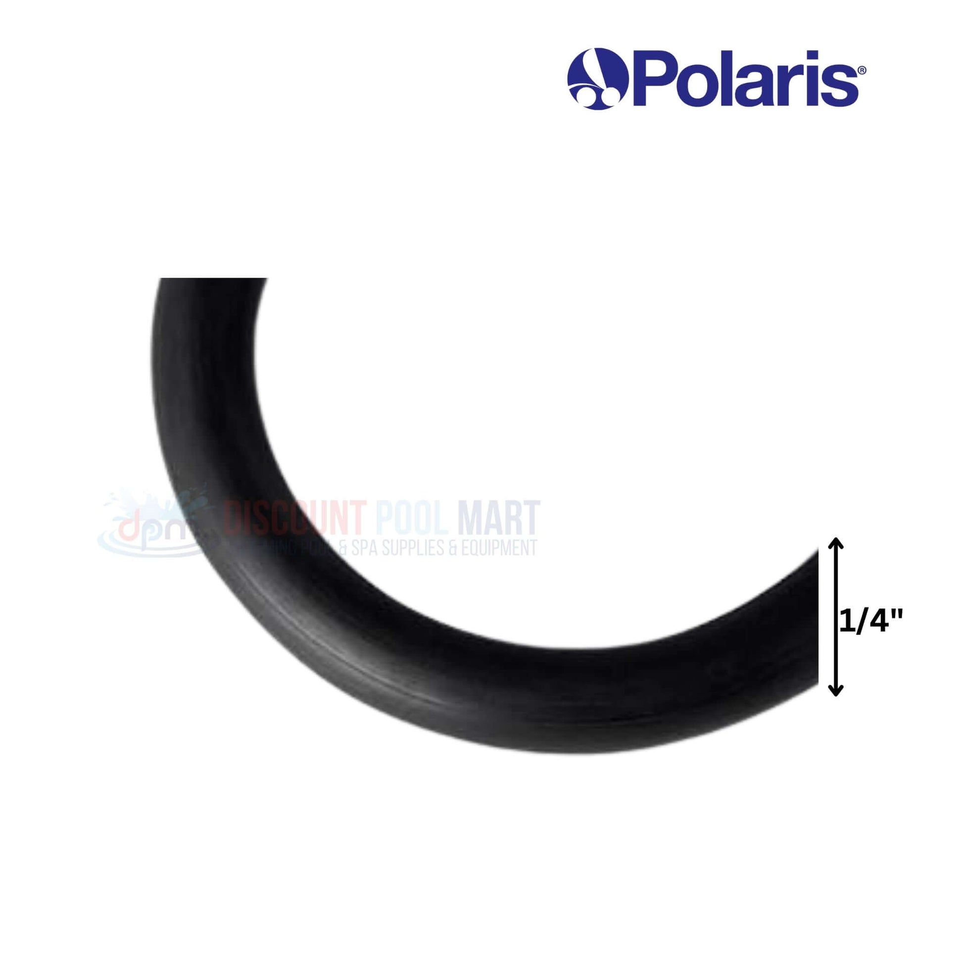 Polaris Universal Wall Fitting O-Ring 6-505-00 from Discount Pool Mart DPM, 1/4 inch, vital for pool cleaners.