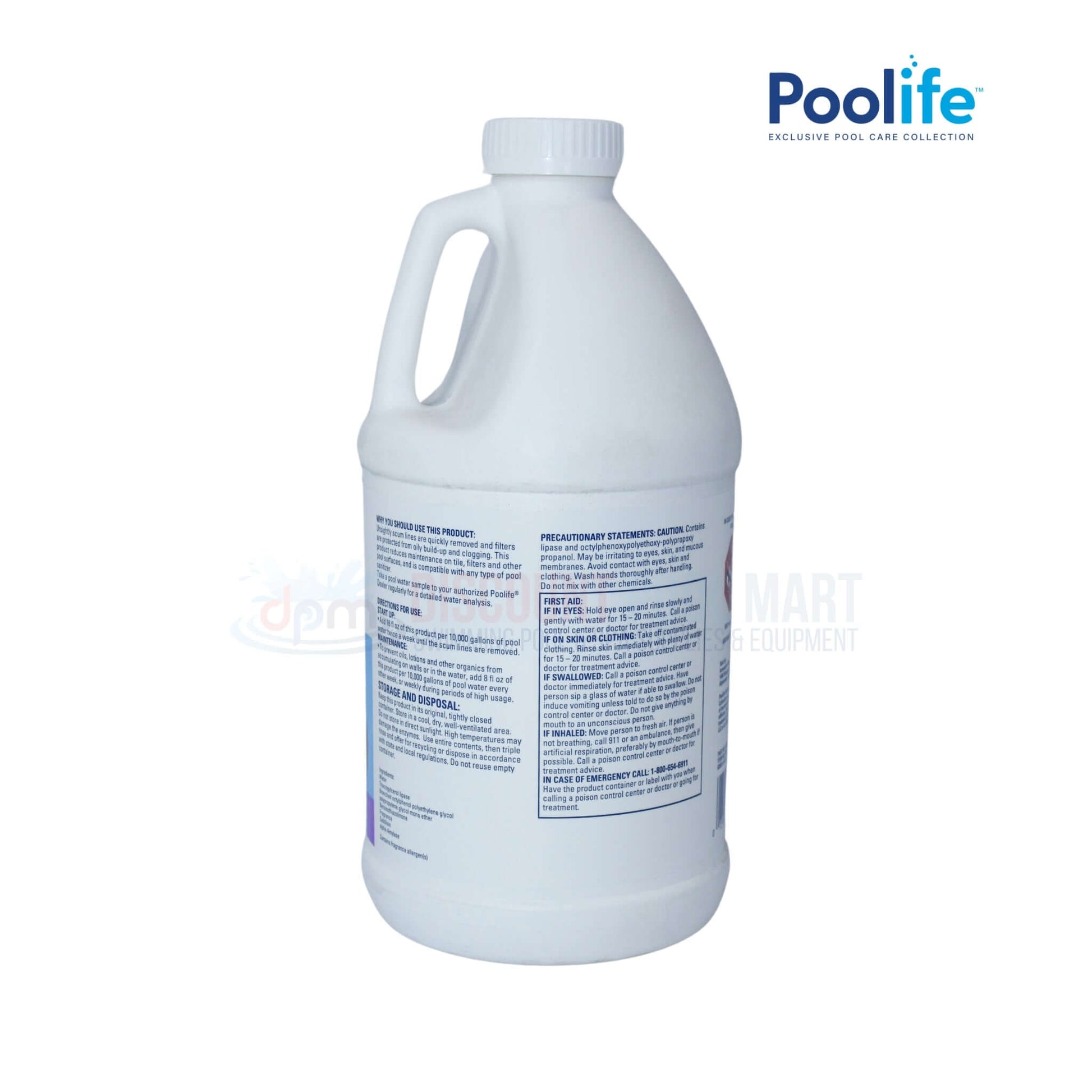 Poolife Enzyme Treatment 62063, 64 oz bottle for pools, available at Discount Pool Mart DPM for cleaner, clearer water.