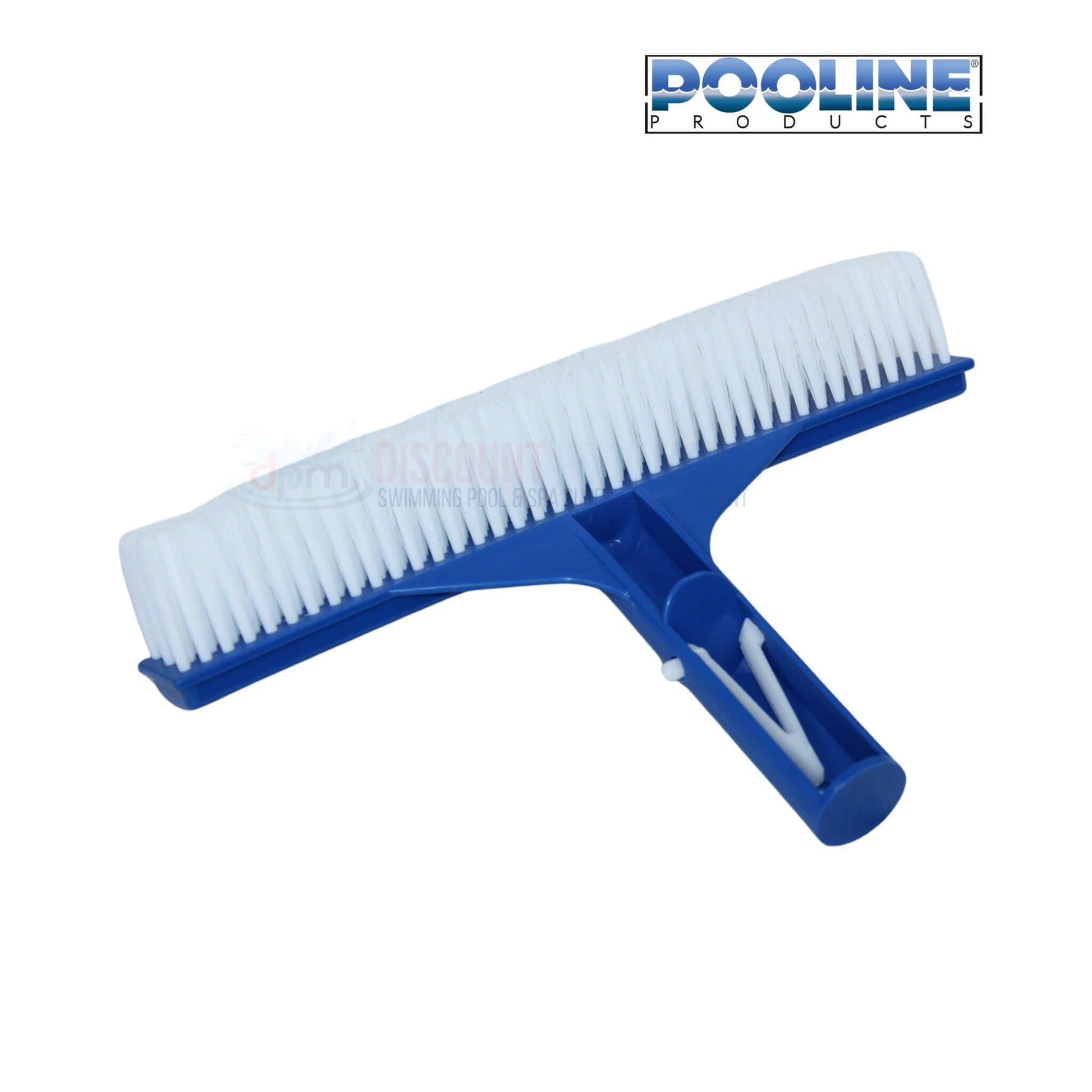 Pooline 10" Wall Brush 11085 for pool cleaning, made of durable ABS plastic, available at Discount Pool Mart DPM.